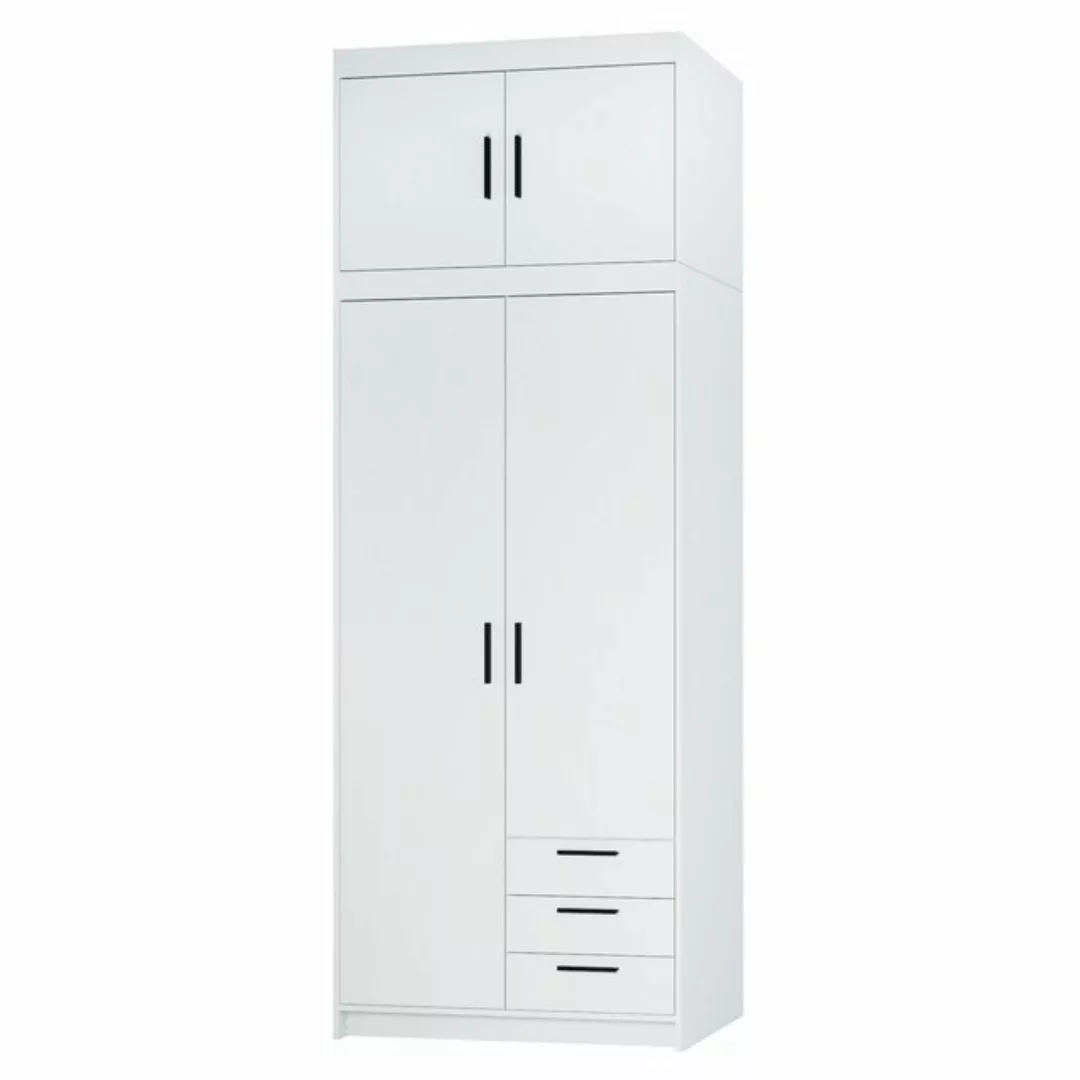 Furnix Kleiderschrank Eliza 90 cm Garderobe-Schrank mit drei Schubladen ohn günstig online kaufen