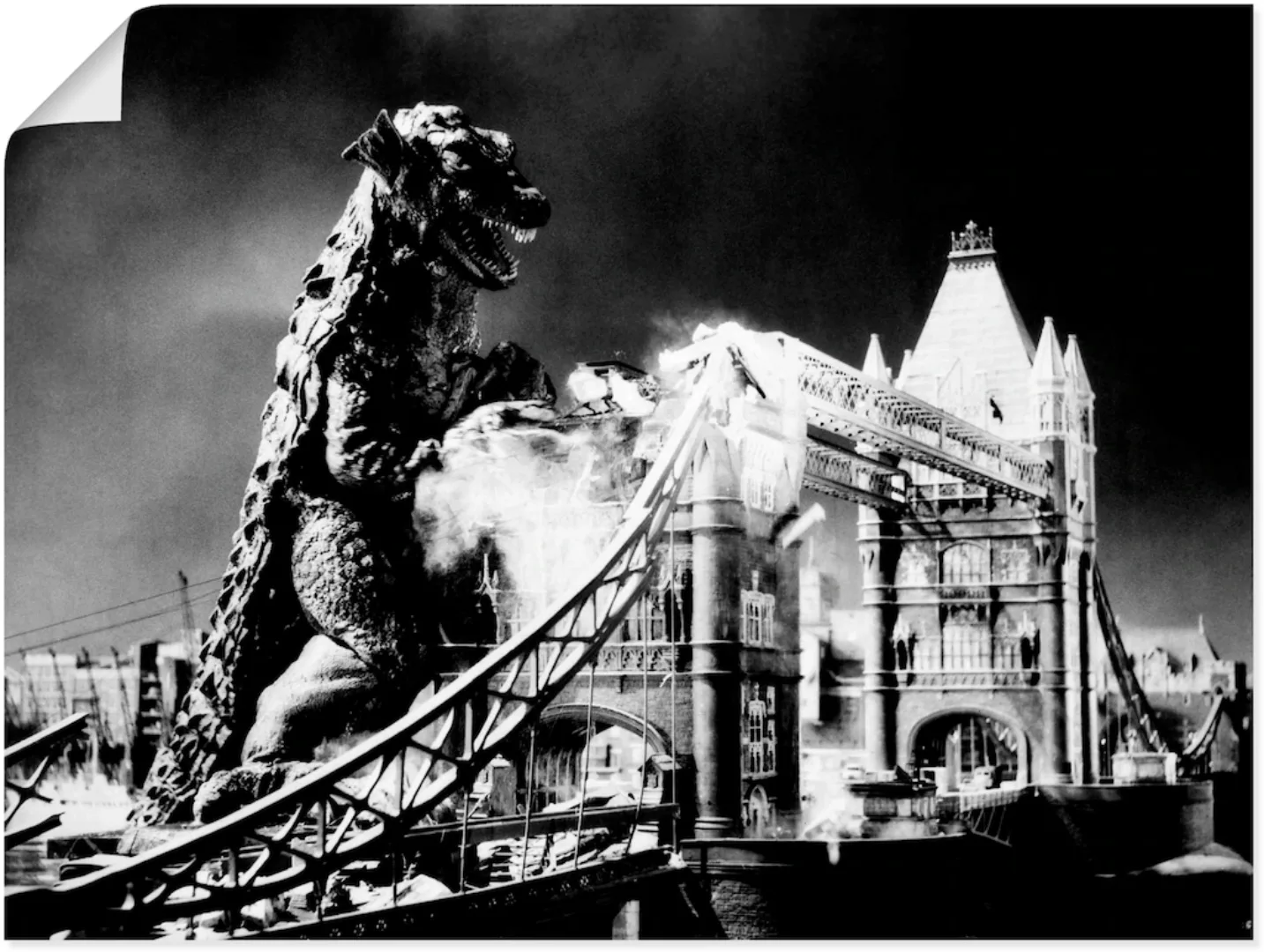 Artland Poster »Godzilla II«, Stars, (1 St.), als Alubild, Leinwandbild, Wa günstig online kaufen