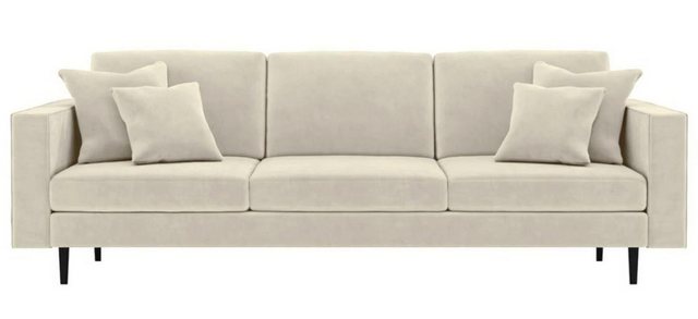 Xlmoebel Sofa Neues Stoffsofa für das Wohnzimmer in Beige mit Platz für vie günstig online kaufen