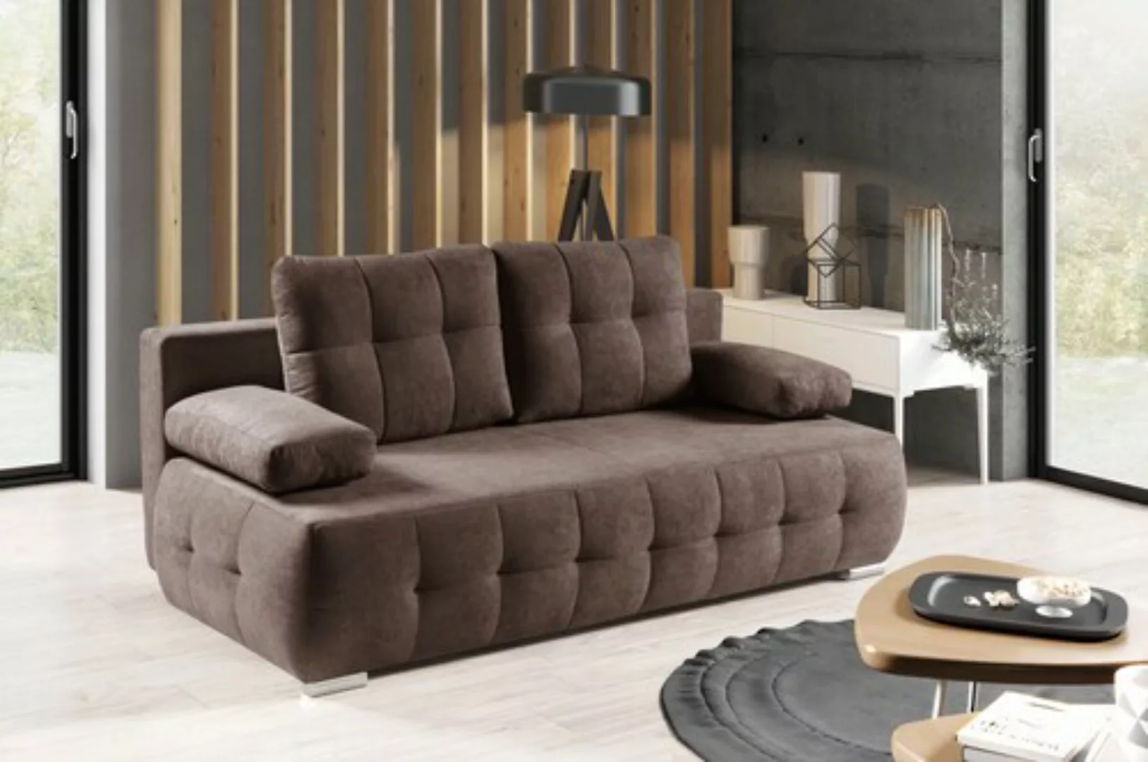 WERK2 Schlafsofa "Indigo", 2-Sitzer Sofa und Schlafcouch mit Federkern & Be günstig online kaufen