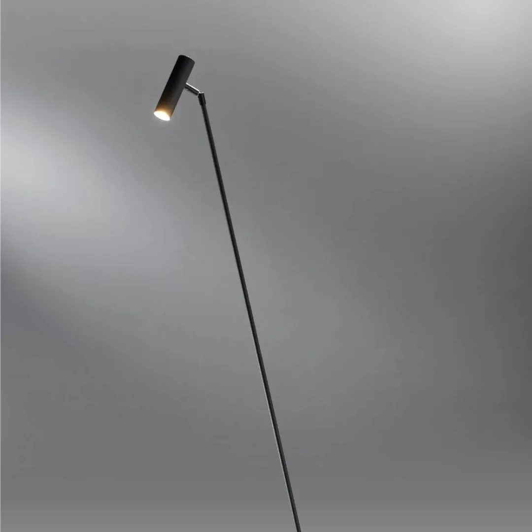 LED Stehleuchte Crane in Schwarz 8W 720lm günstig online kaufen