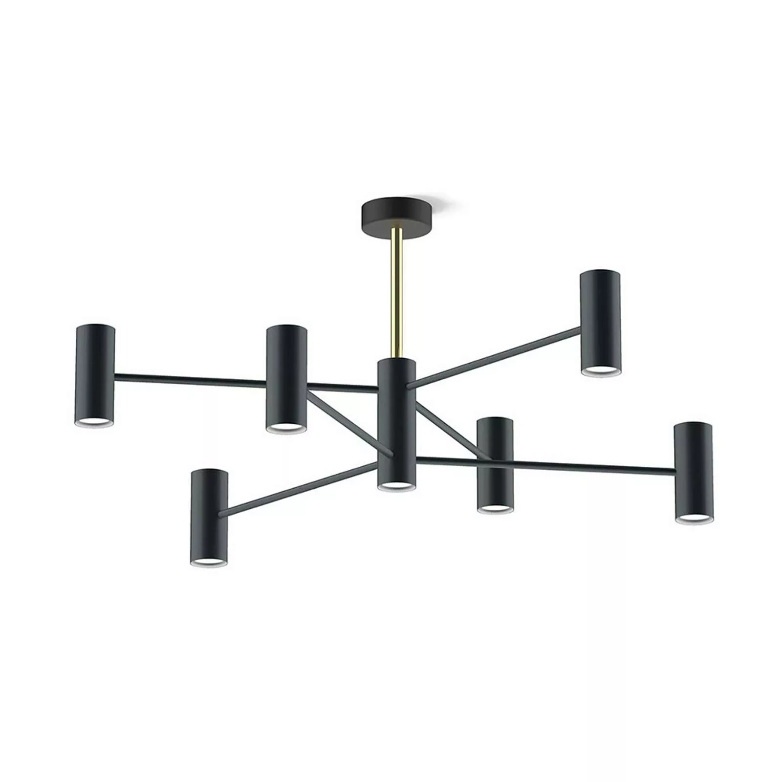 Modo Luce Chandelier Decke 13fl 100cm schwarz günstig online kaufen