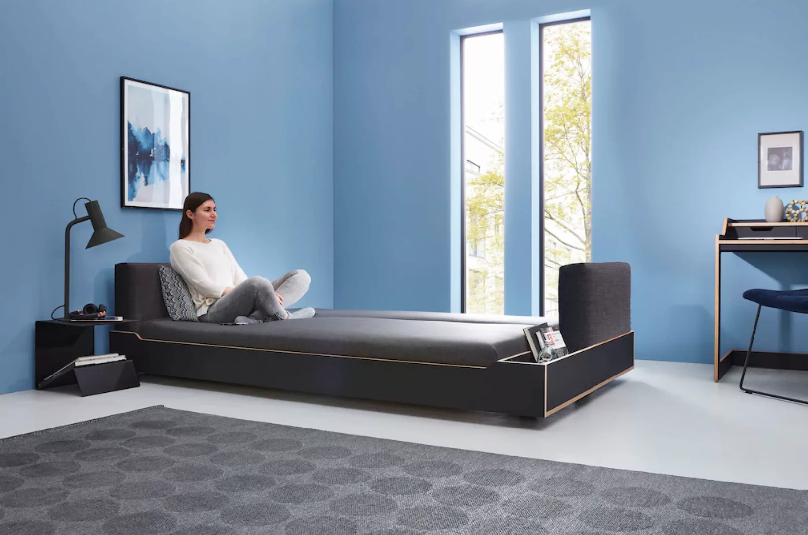 Müller SMALL LIVING Futonbett »MAUDE Bett«, Überlänge 220 cm günstig online kaufen
