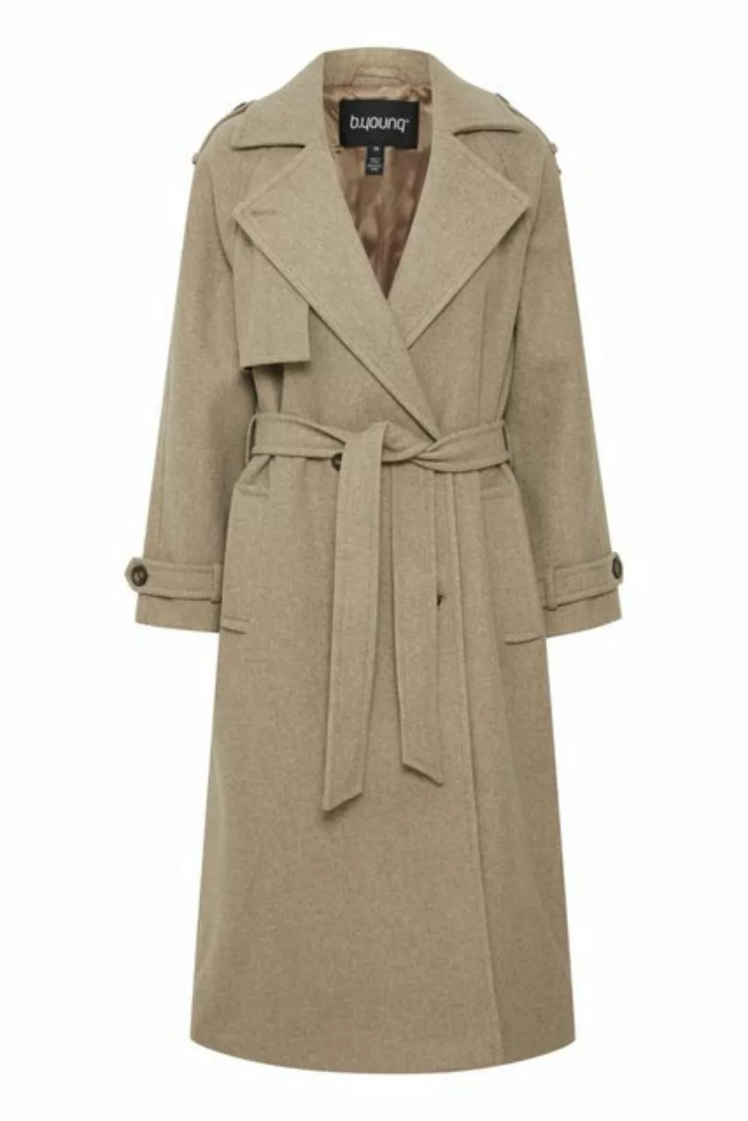 b.young Wollmantel BYCILIA TRENCH COAT - modischer Mantel günstig online kaufen