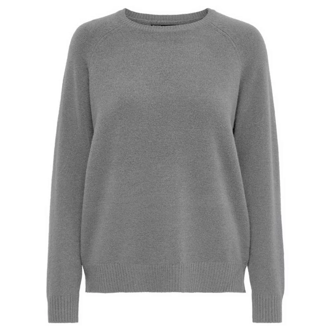 Only Lesly Kings Knit Pullover S Medium Grey Melange günstig online kaufen