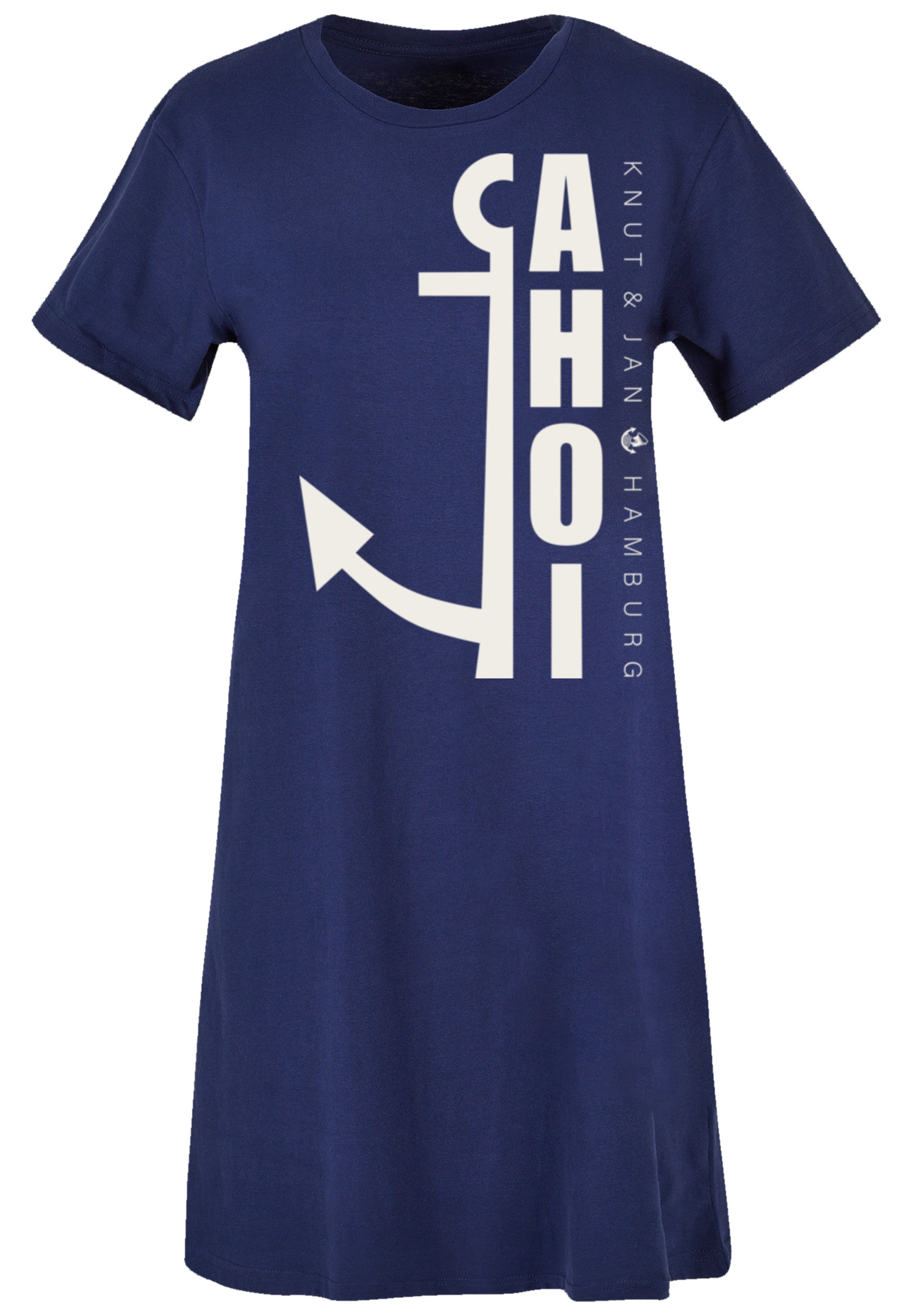 F4NT4STIC Shirtkleid "Ahoi Anker Knut & Jan Hamburg", Print günstig online kaufen