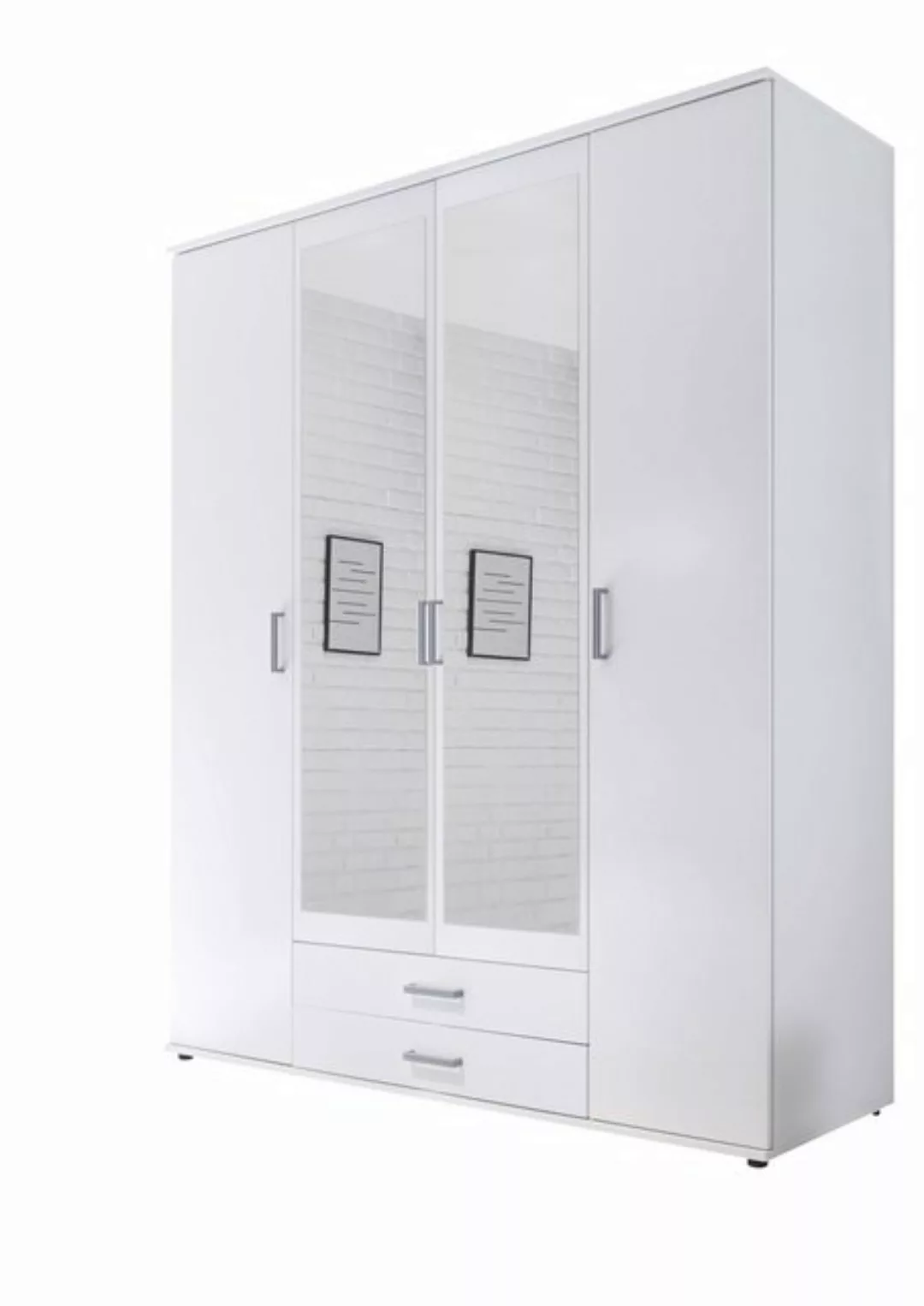 Pol-Power Kleiderschrank 159 x 196 x 54 cm (B/H/T) günstig online kaufen