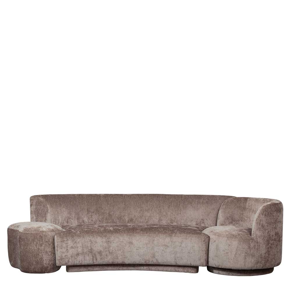 Sofa Couch in Taupe im Skandi Design (dreiteilig) günstig online kaufen