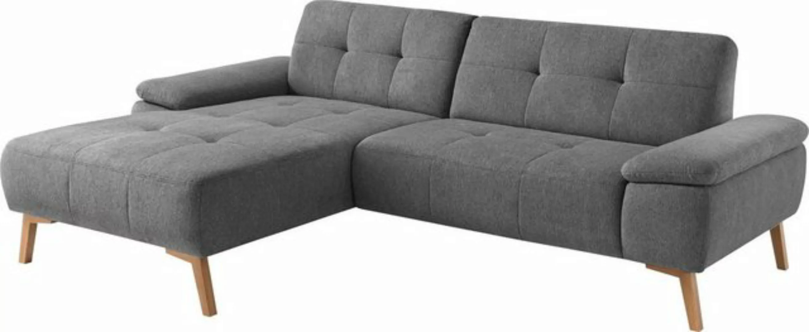 exxpo - sofa fashion Ecksofa Sassari, bequem und komfortabel, moderner Webs günstig online kaufen