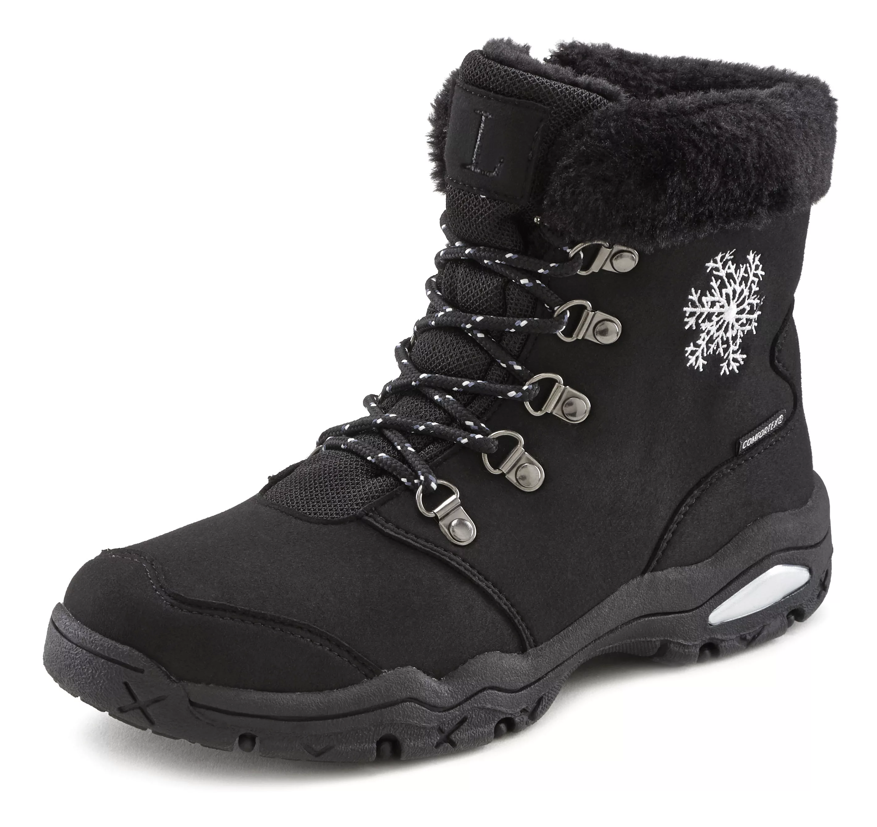 LASCANA Winterstiefelette, Stiefelette,Stiefel,Winterstiefel wind-& wassera günstig online kaufen