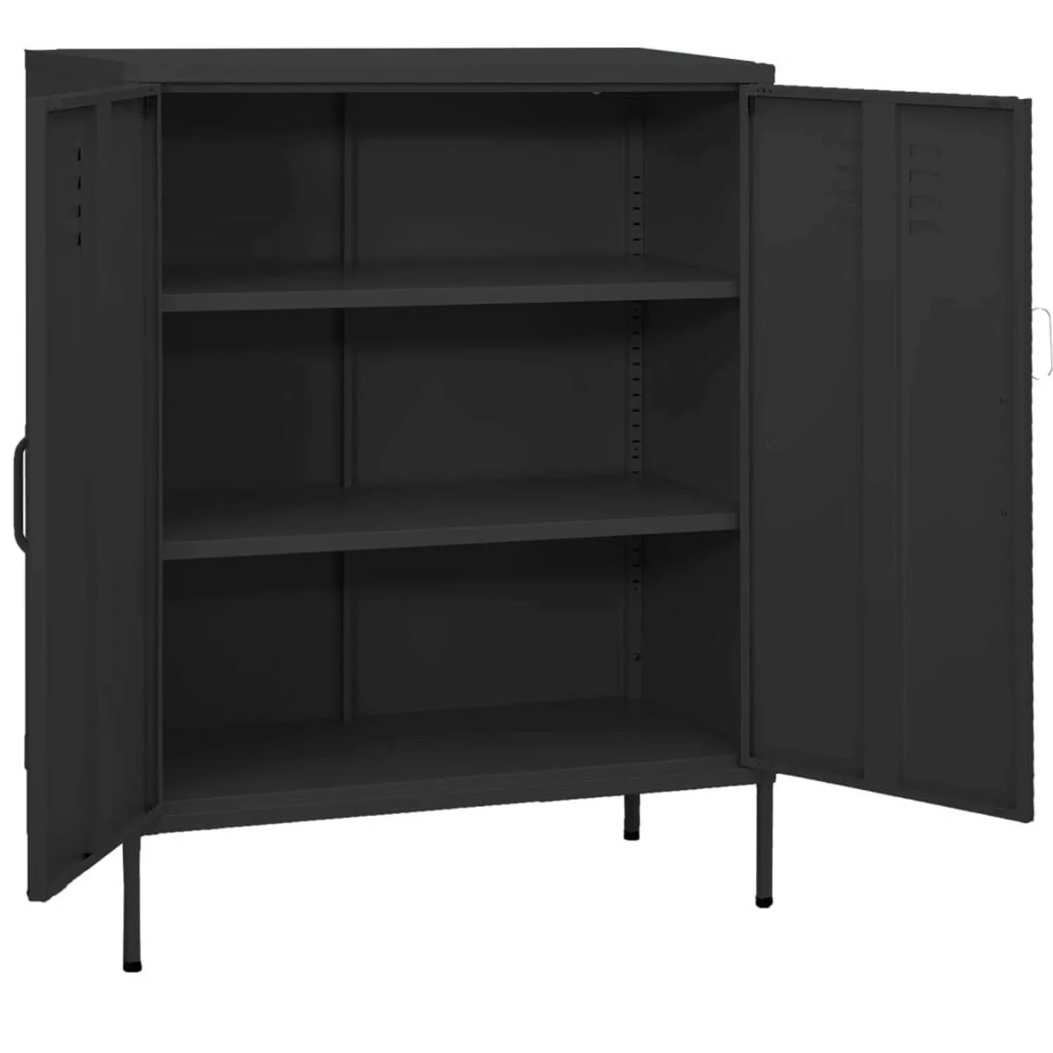 Lagerschrank Anthrazit 80x35x101,5 Cm Stahl günstig online kaufen