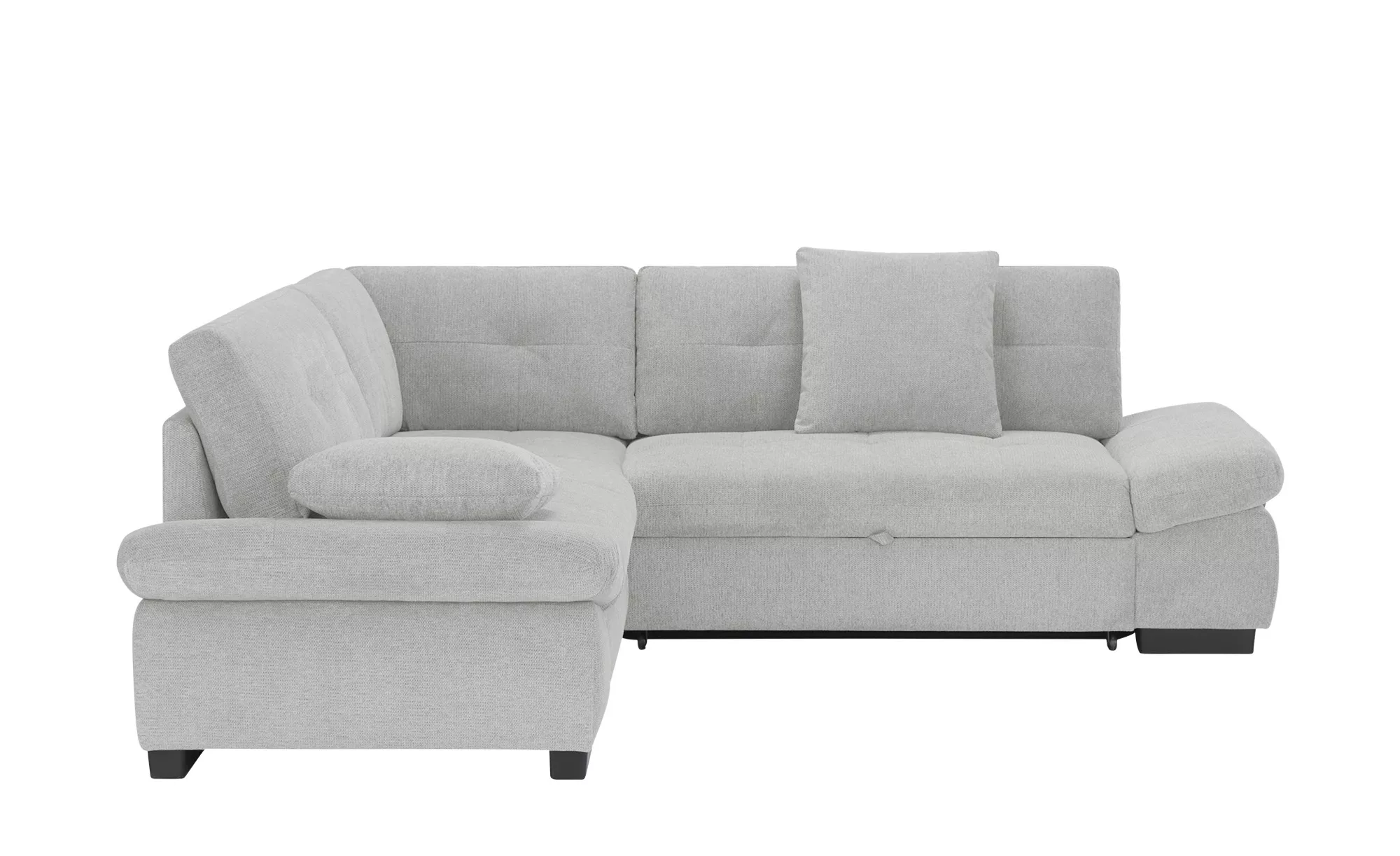 bobb Ecksofa  Lindsay ¦ grau ¦ Maße (cm): B: 225 H: 91 T: 255.0 Polstermöbe günstig online kaufen