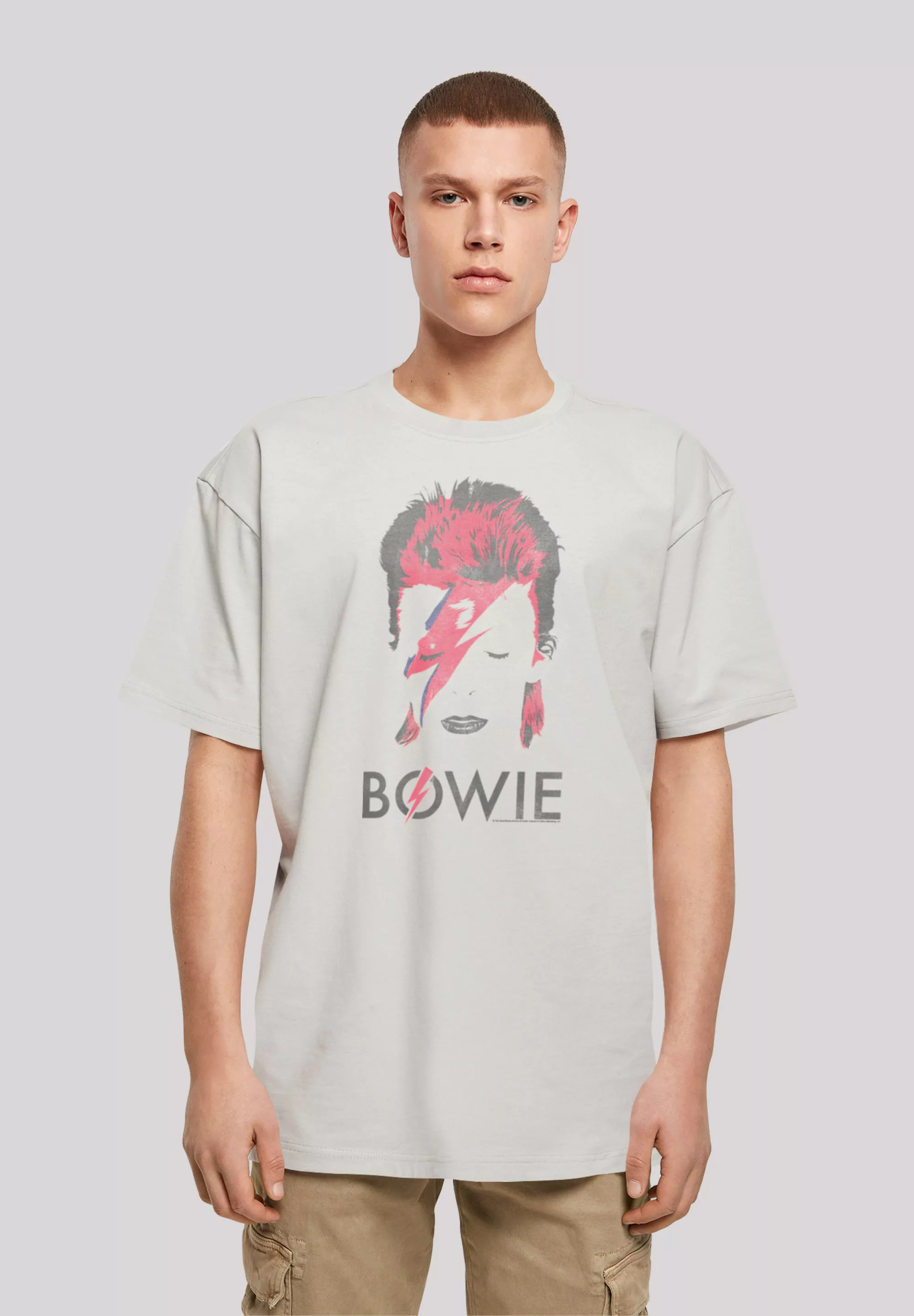 F4NT4STIC T-Shirt "David Bowie Aladdin Sane Distressed", Print günstig online kaufen