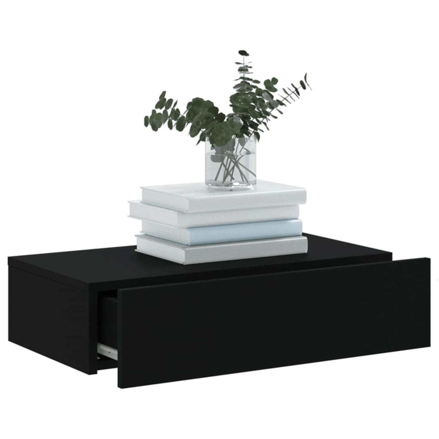 VidaXL TV-Schrank mit LED-Leuchten Schwarz 60x35x15,5 cm günstig online kaufen