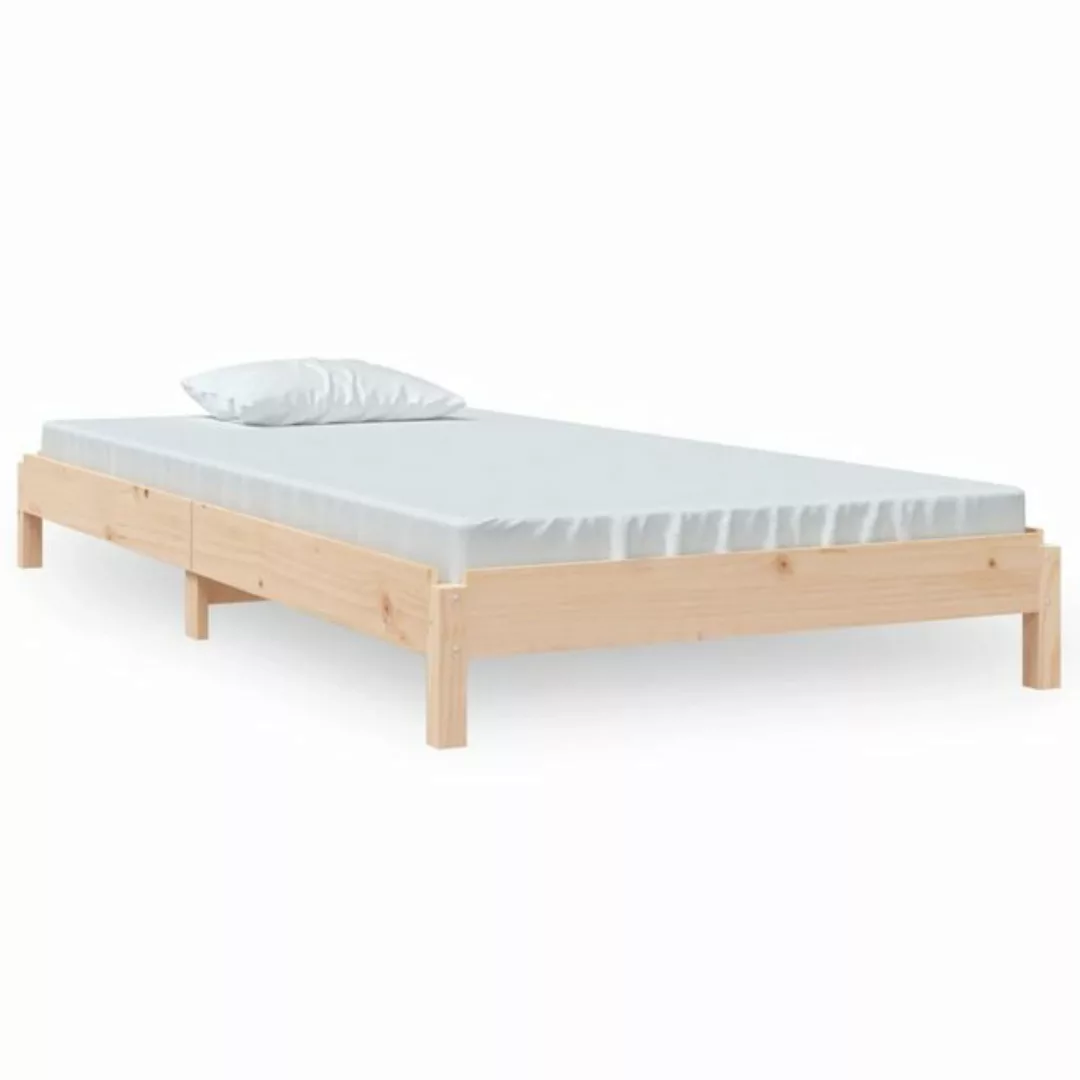 furnicato Bett Stapelbett 90x190 cm Massivholz Kiefer (1-tlg) günstig online kaufen