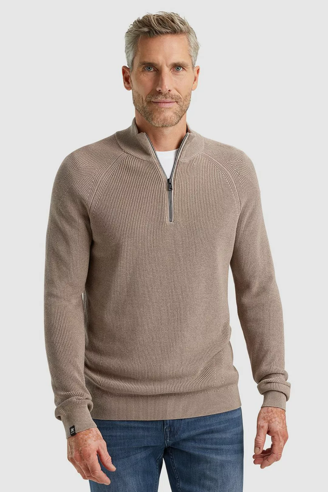 Vanguard Halfzip Pullover Beige - Größe XXL günstig online kaufen