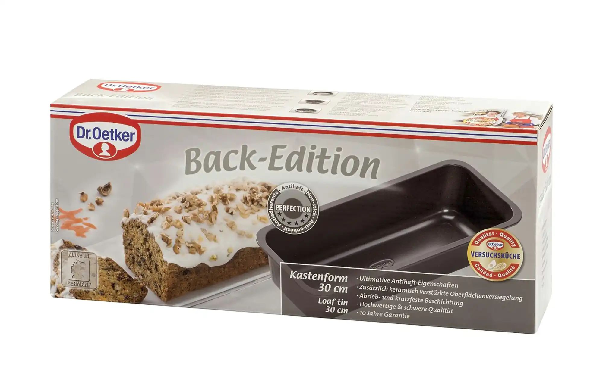 Dr. Oetker Kastenform  Back-Edition ¦ schwarz ¦ Stahlblech ¦ Maße (cm): B: günstig online kaufen