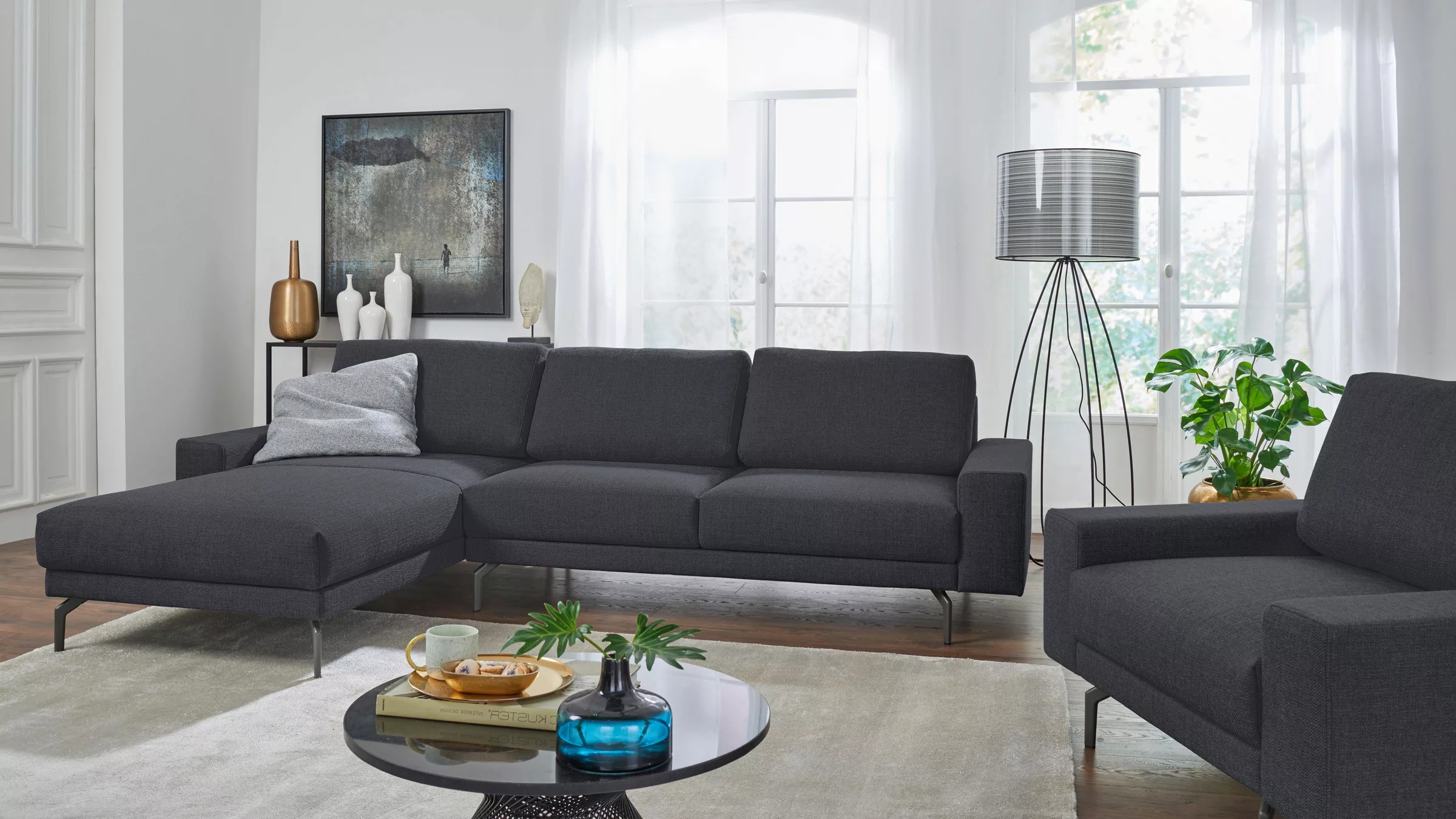 Creation BY ROLF BENZ Ecksofa »CR.450, Designecksofa, L-Form«, Armlehne bre günstig online kaufen
