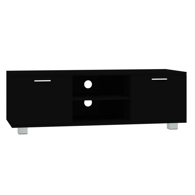 furnicato TV-Schrank Schwarz 120x40,5x35 cm Holzwerkstoff günstig online kaufen