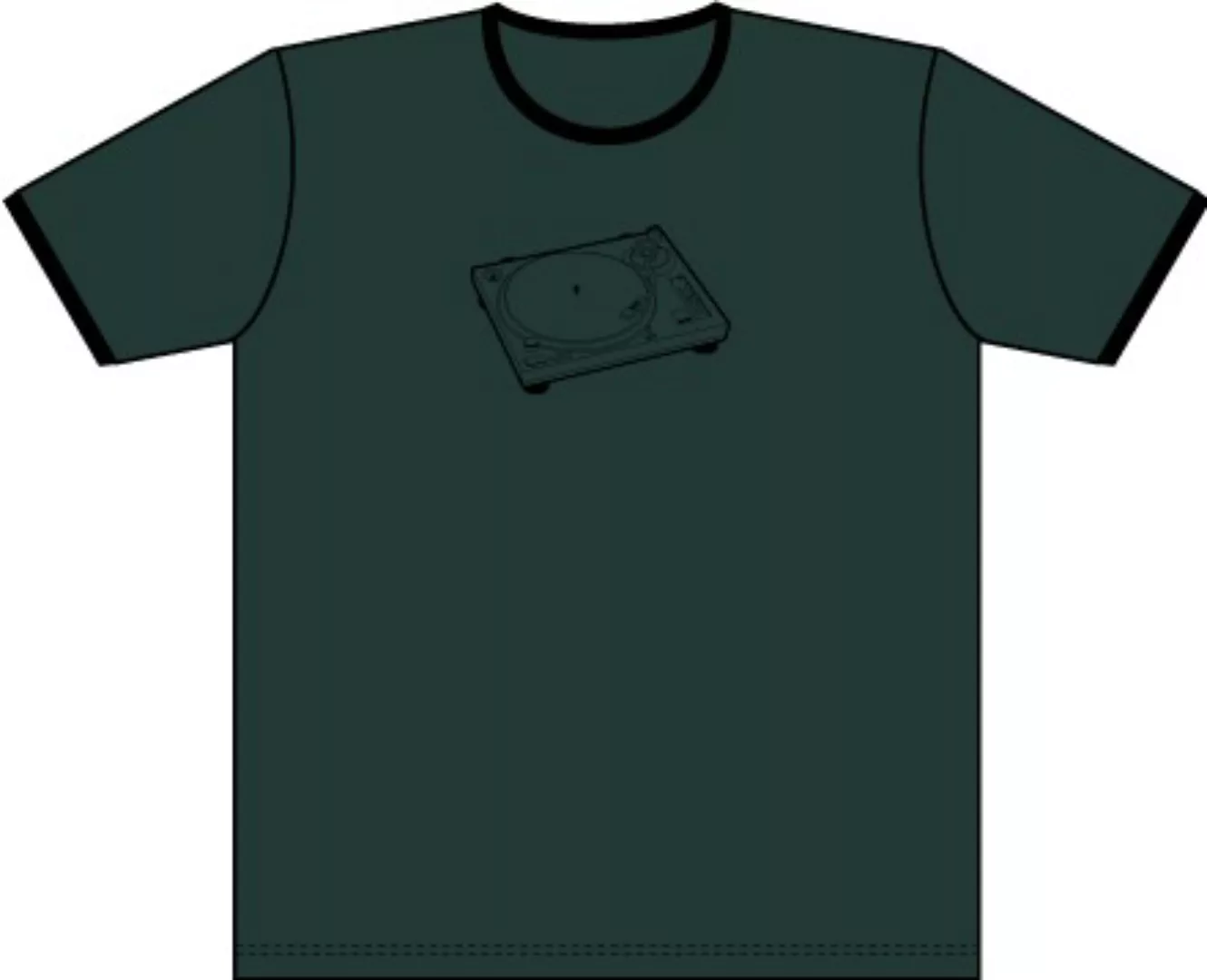 Plattenspieler Grüngrau/schwarz Boy-t-shirt günstig online kaufen