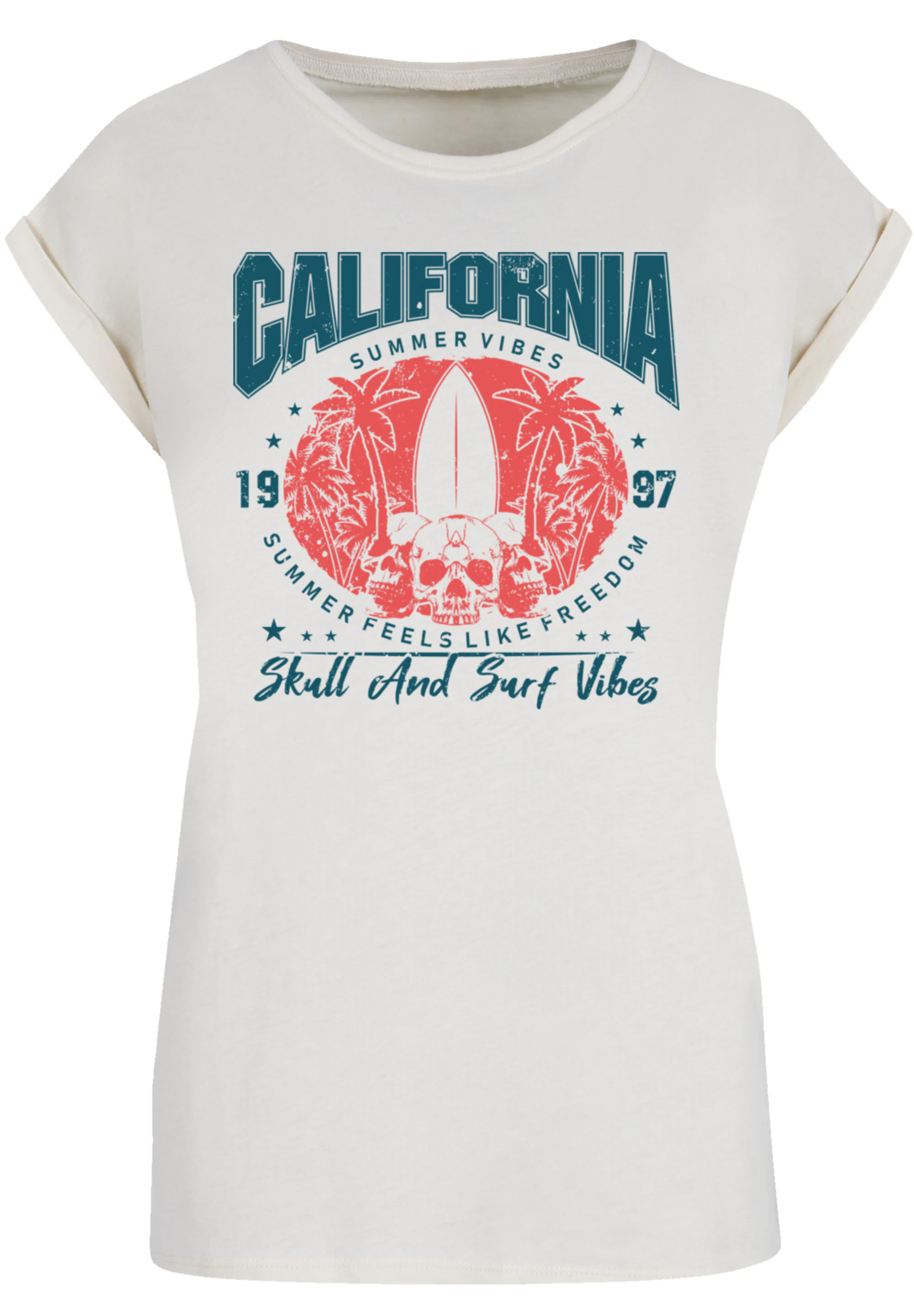 F4NT4STIC T-Shirt "California skull summer vibes", Premium Qualität günstig online kaufen