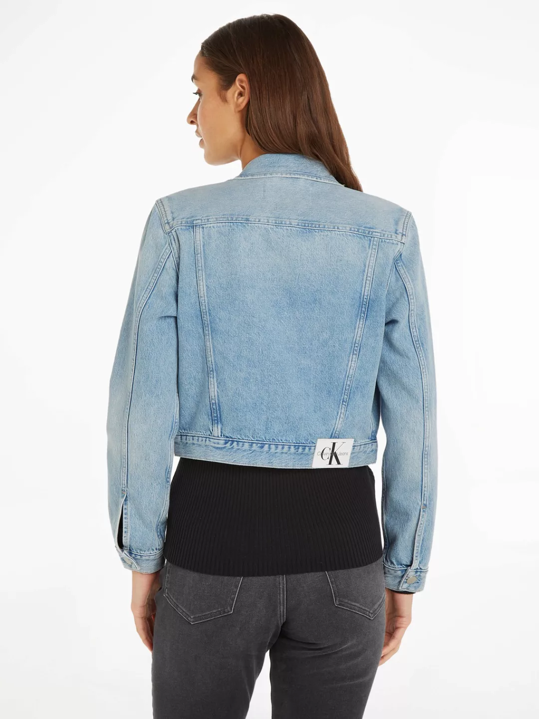 Calvin Klein Jeans Jeansjacke "CROPPED 90S DENIM JACKET" günstig online kaufen