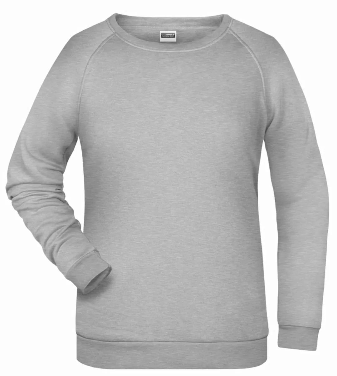 James & Nicholson Sweatshirt Leicht tailliertes Damen Sweatshirt mit Raglan günstig online kaufen
