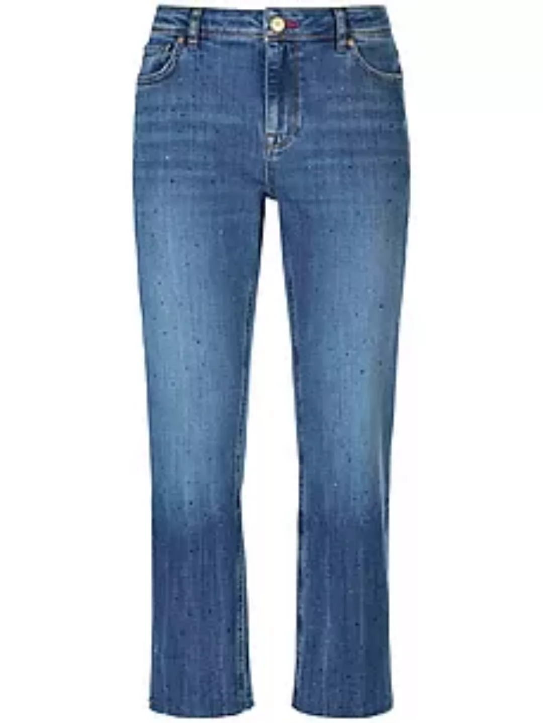 7/8-Jeans Modell Vic Cropped Sparkle Raffaello Rossi grau günstig online kaufen