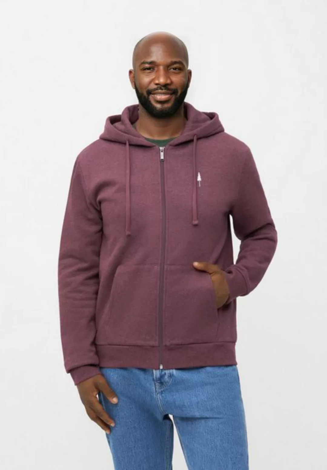 NIKIN Hoodie TreeHoodie Zip Weicher Kapuzenpullover mit Reissverschluss günstig online kaufen