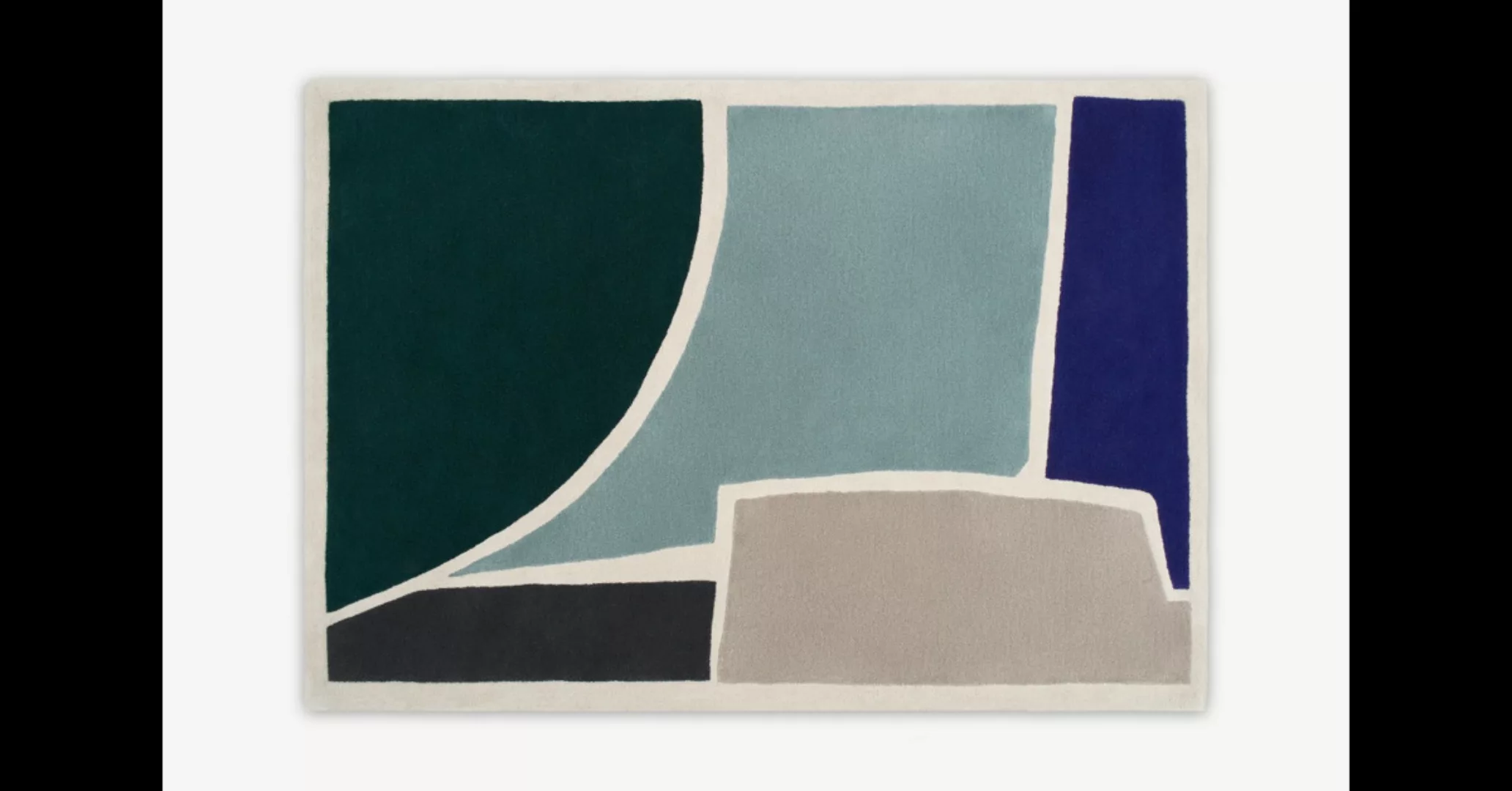 Juula Teppich (160 x 230 cm), Blau - MADE.com günstig online kaufen