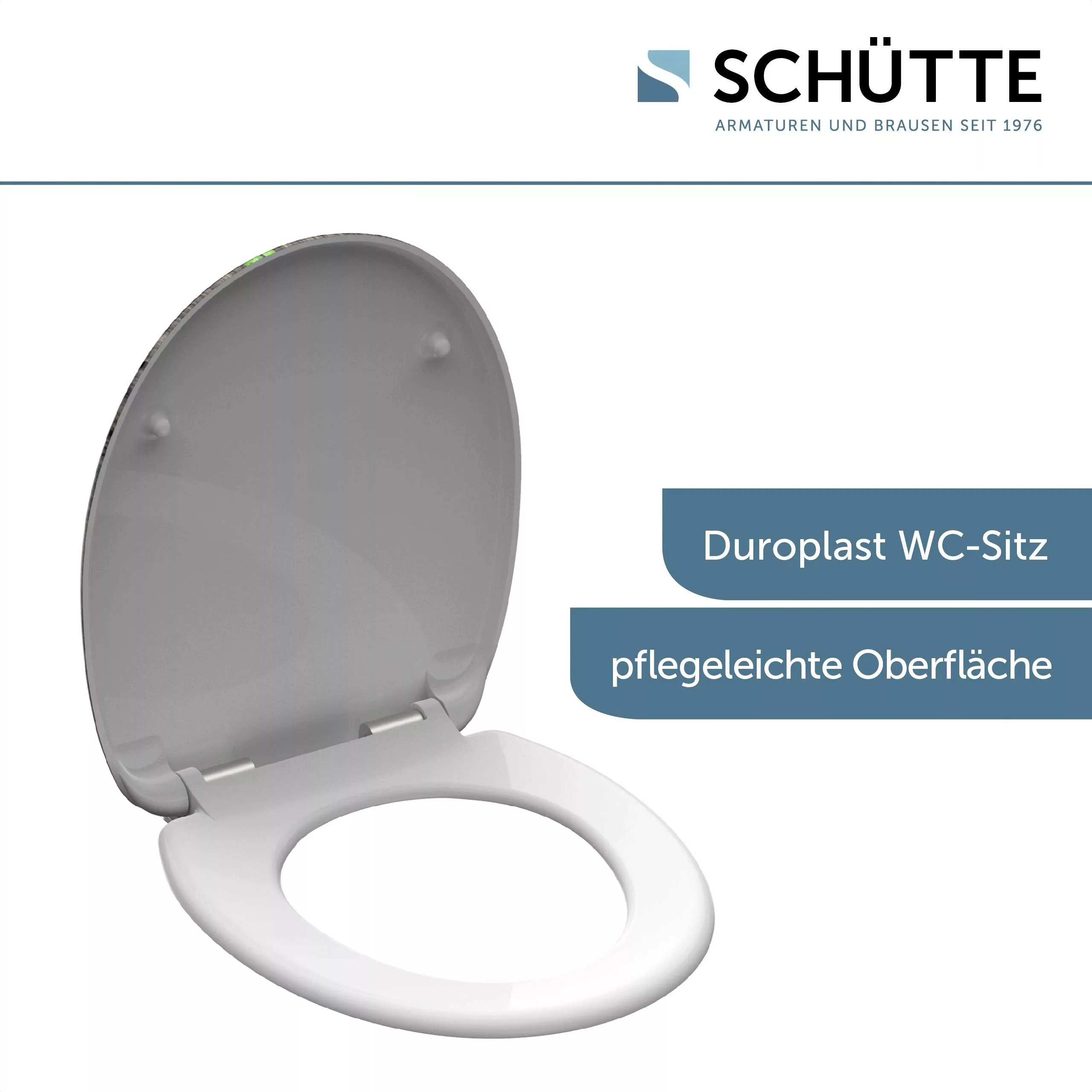 Schütte WC-Sitz "Gingko & Wood", Duroplast,mit Absenkautomatik günstig online kaufen