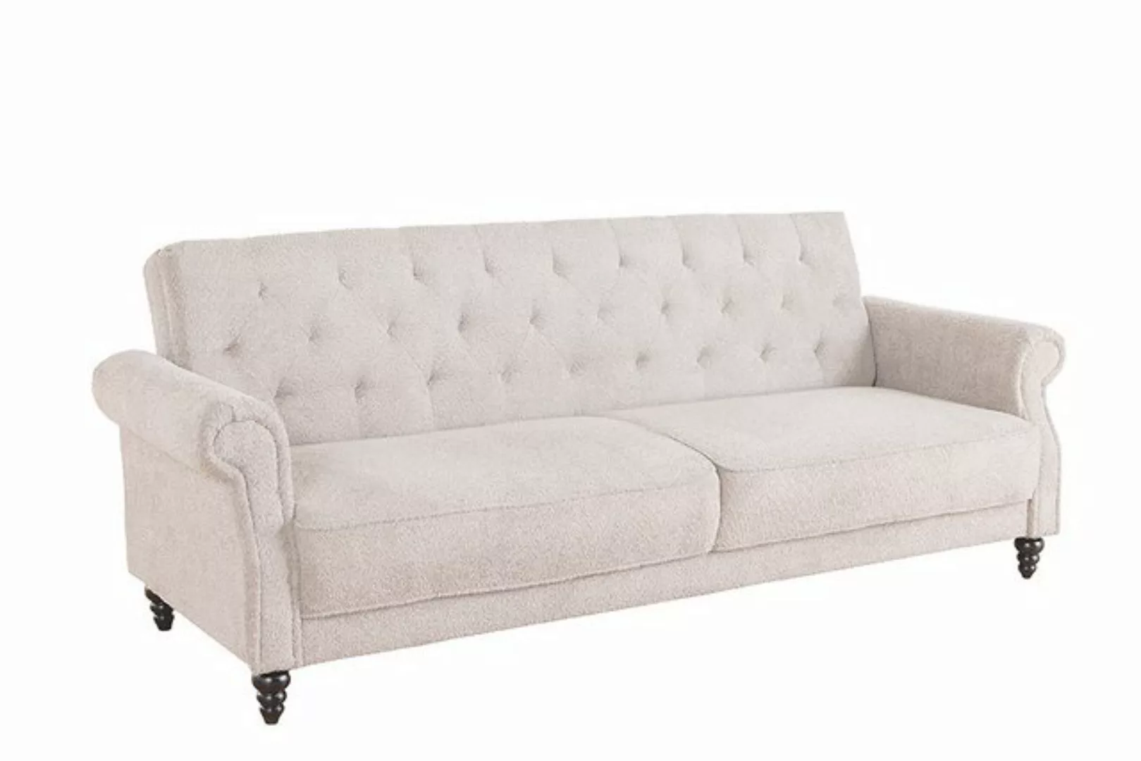 riess-ambiente 3-Sitzer MAISON BELLE AFFAIRE 220cm greige · Schlafsofa mit günstig online kaufen