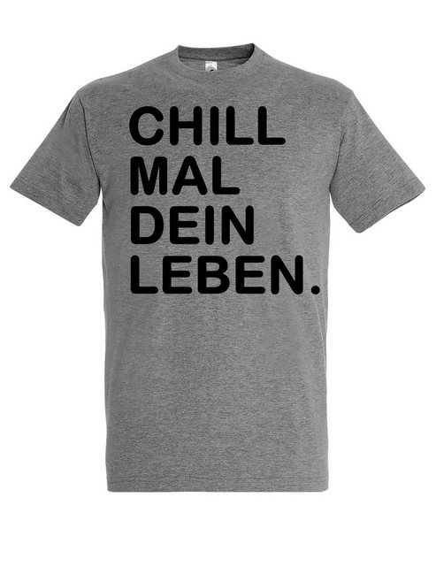 Youth Designz Print-Shirt Herren T-Shirt "Chill mal dein Leben" lustig Prin günstig online kaufen