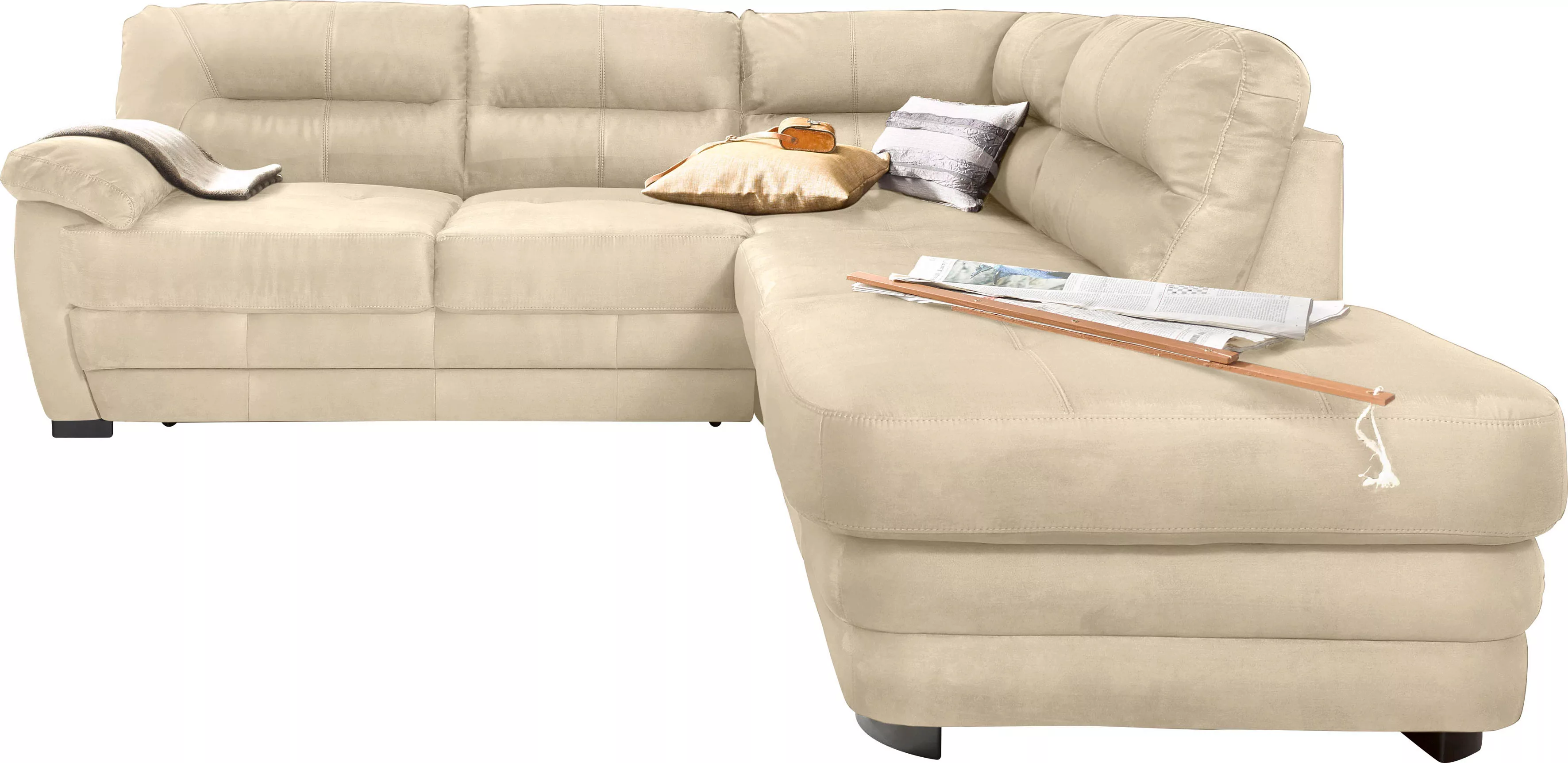 COTTA Ecksofa "Royale L-Form", wahlweise mit Bettfunktion günstig online kaufen