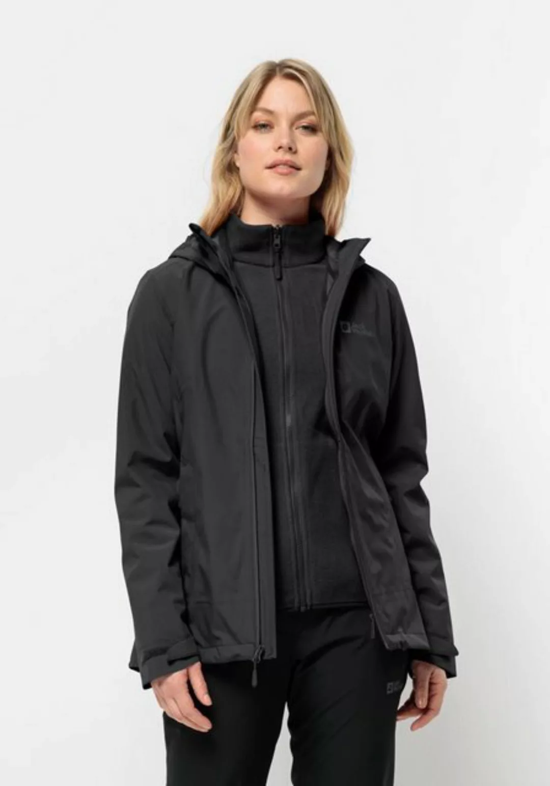 Jack Wolfskin 3-in-1-Funktionsjacke "MOONRISE 3IN1 JKT W", mit Kapuze günstig online kaufen