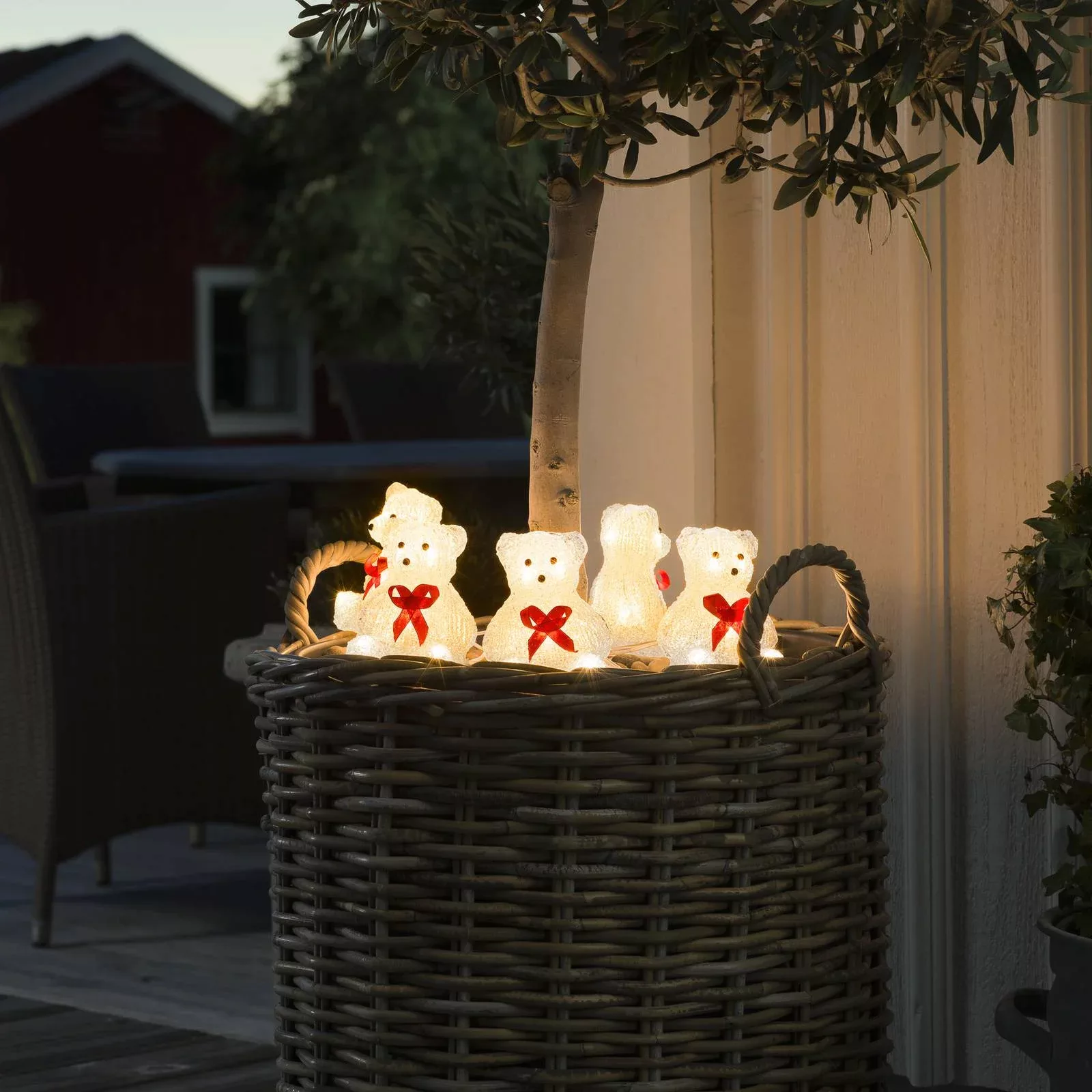 LED-Leuchtfigur Bär, 5er-Set als Kette günstig online kaufen