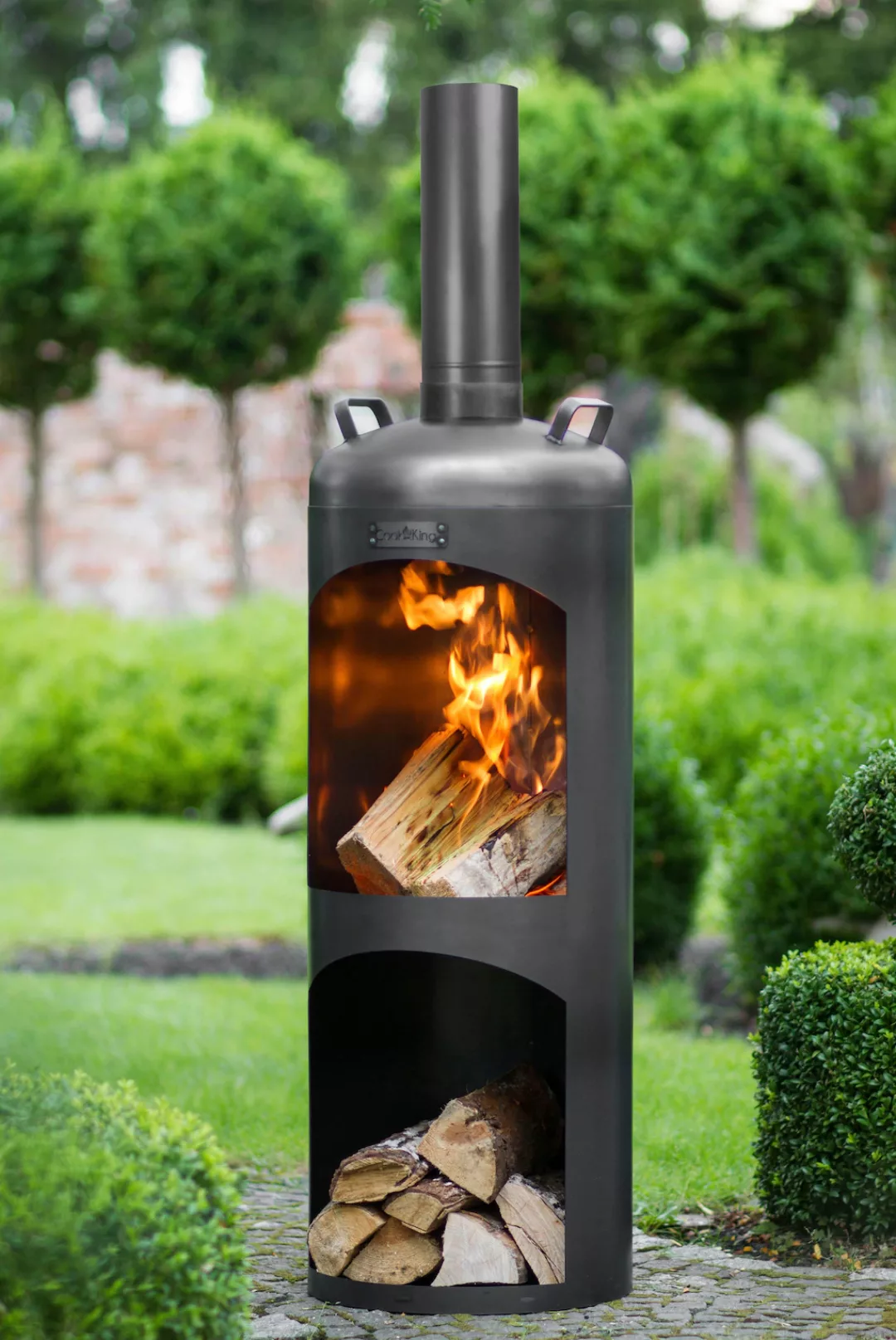 CookKing Gartenkamin "Faro", 40x40x158 cm günstig online kaufen