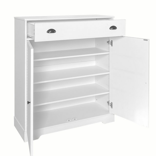 IDEASY Beistellschrank Sideboard, Aufbewahrungsschrank, Holzschrank, weiß, günstig online kaufen