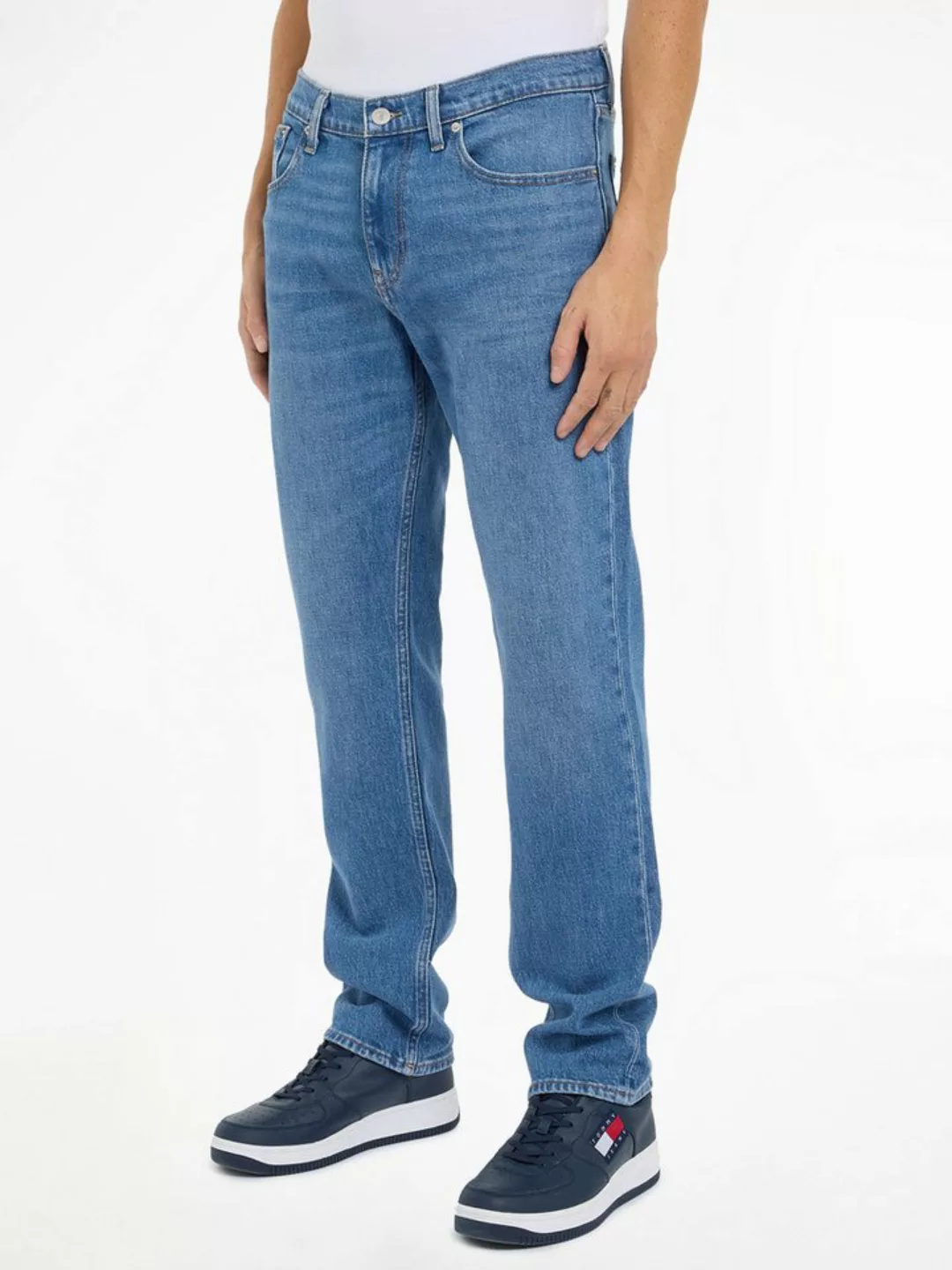 Tommy Jeans Regular-fit-Jeans RYAN RGLR STRGHT mit Logoprägung günstig online kaufen