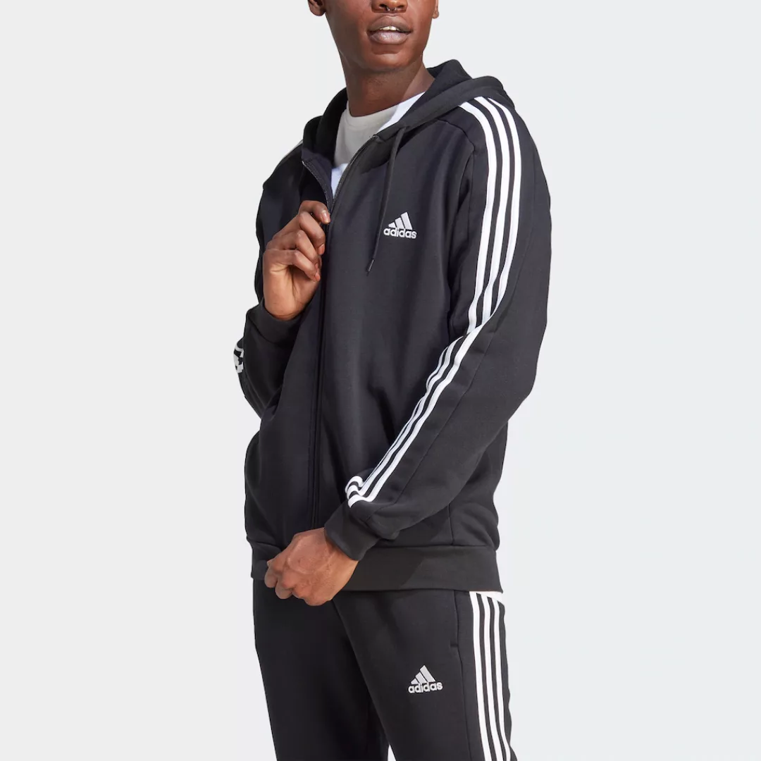 adidas Sportswear Kapuzensweatjacke "ESSENTIALS 3STREIFEN KAPUZENJACKE", an günstig online kaufen