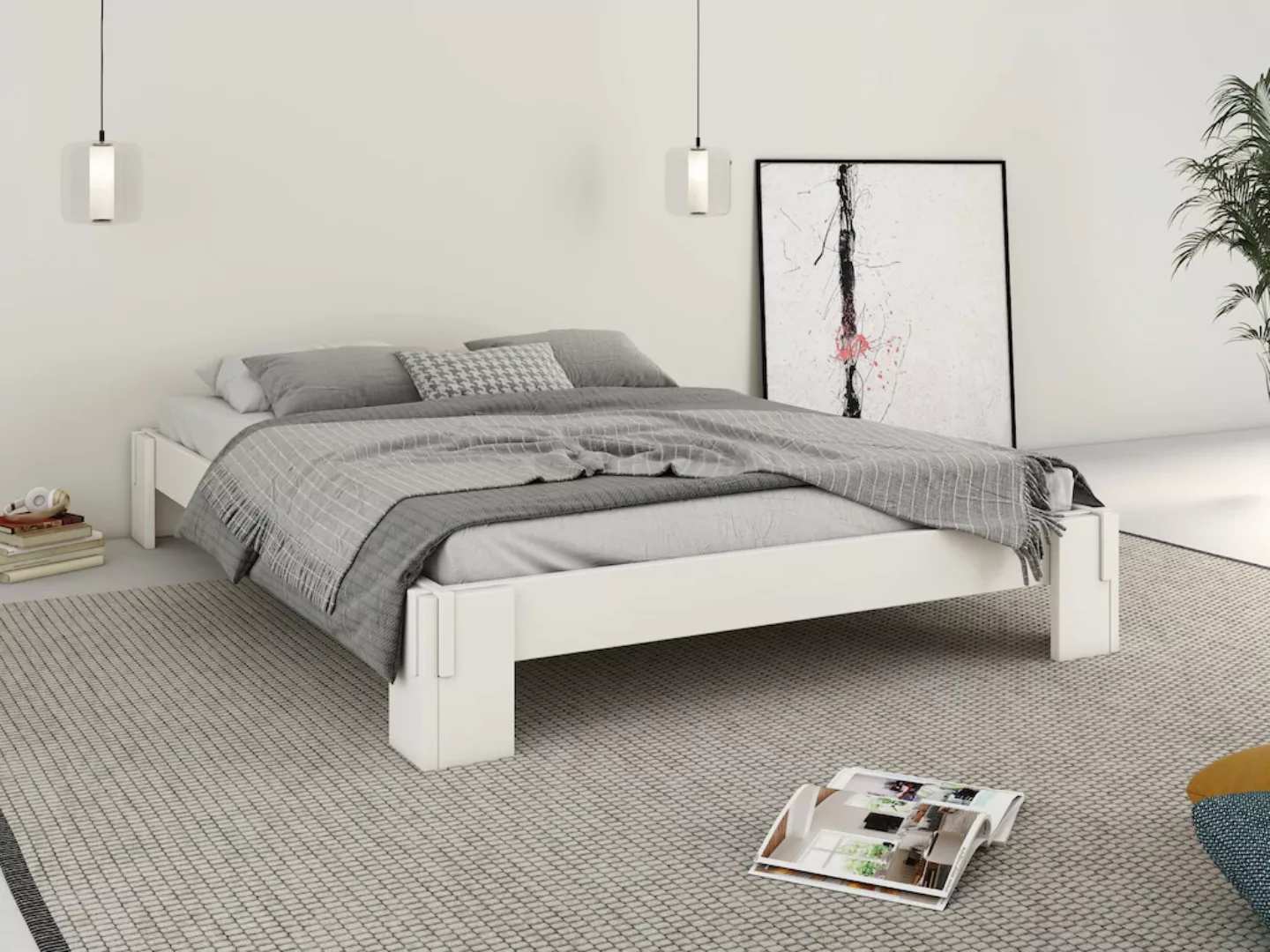 Home affaire Futonbett ""ZEN " zertifiziertes Massivholz (Kiefer)" günstig online kaufen