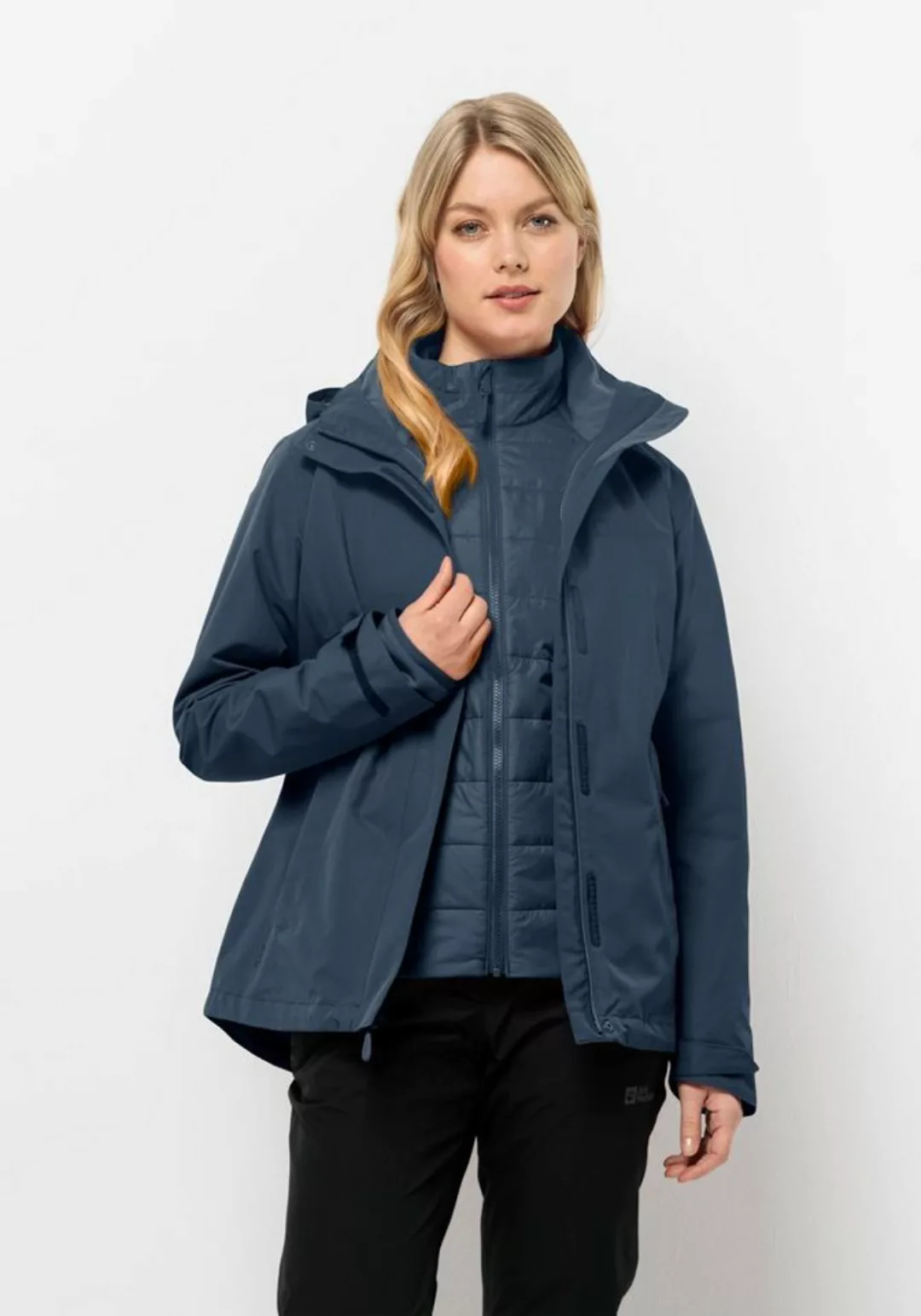 Jack Wolfskin 3-in-1-Funktionsjacke GEISSHORN 3IN1 JKT W (2 teilig) günstig online kaufen