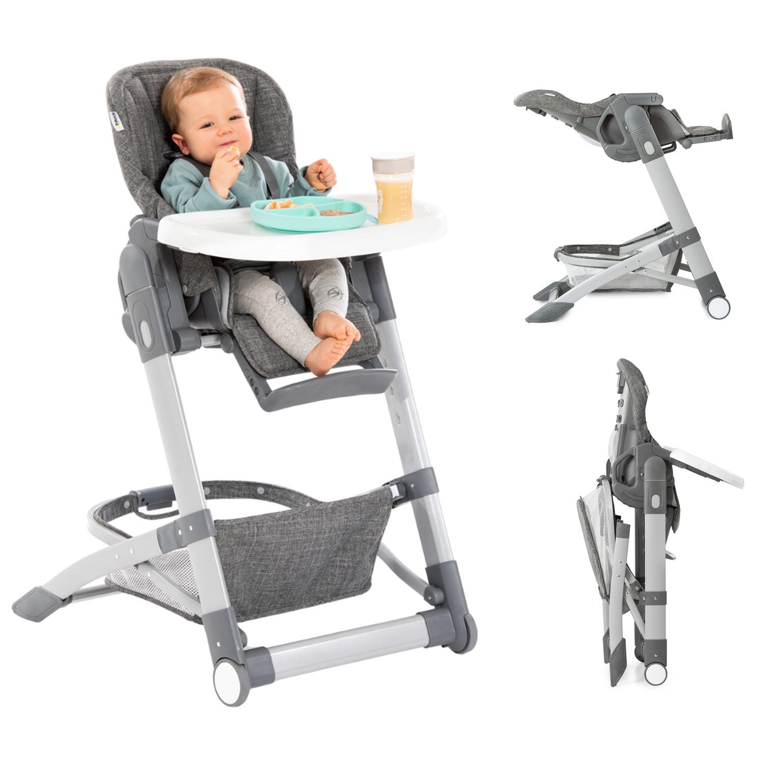 Hauck Hochstuhl Grow Up - Melange günstig online kaufen