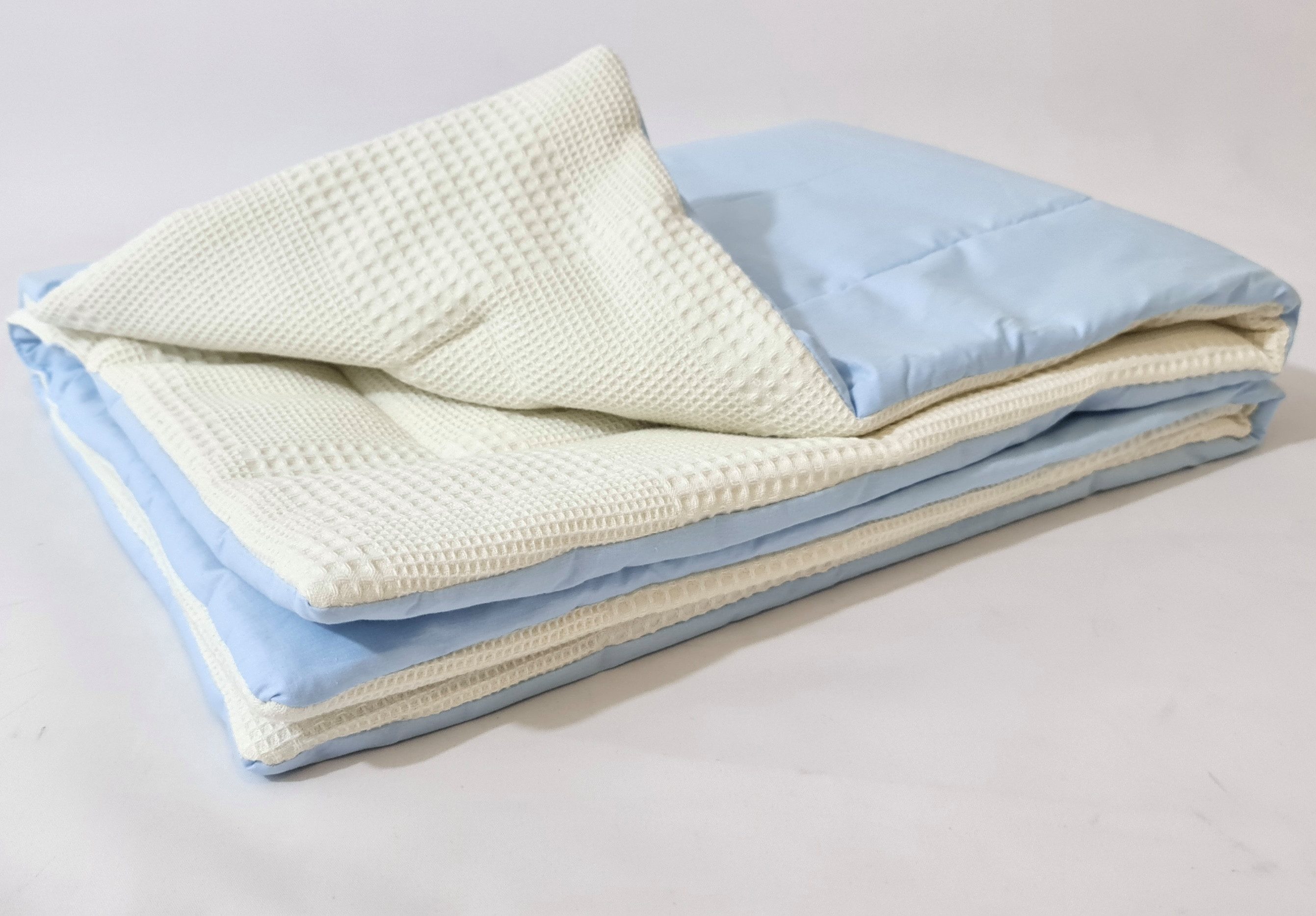 Babydecke Gefütterte Babydecke 80x100cm Waffelpique Tagesdecke günstig online kaufen