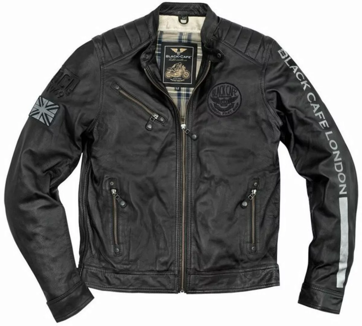 Black-Cafe London Motorradjacke Shanghai Motorrad Lederjacke günstig online kaufen