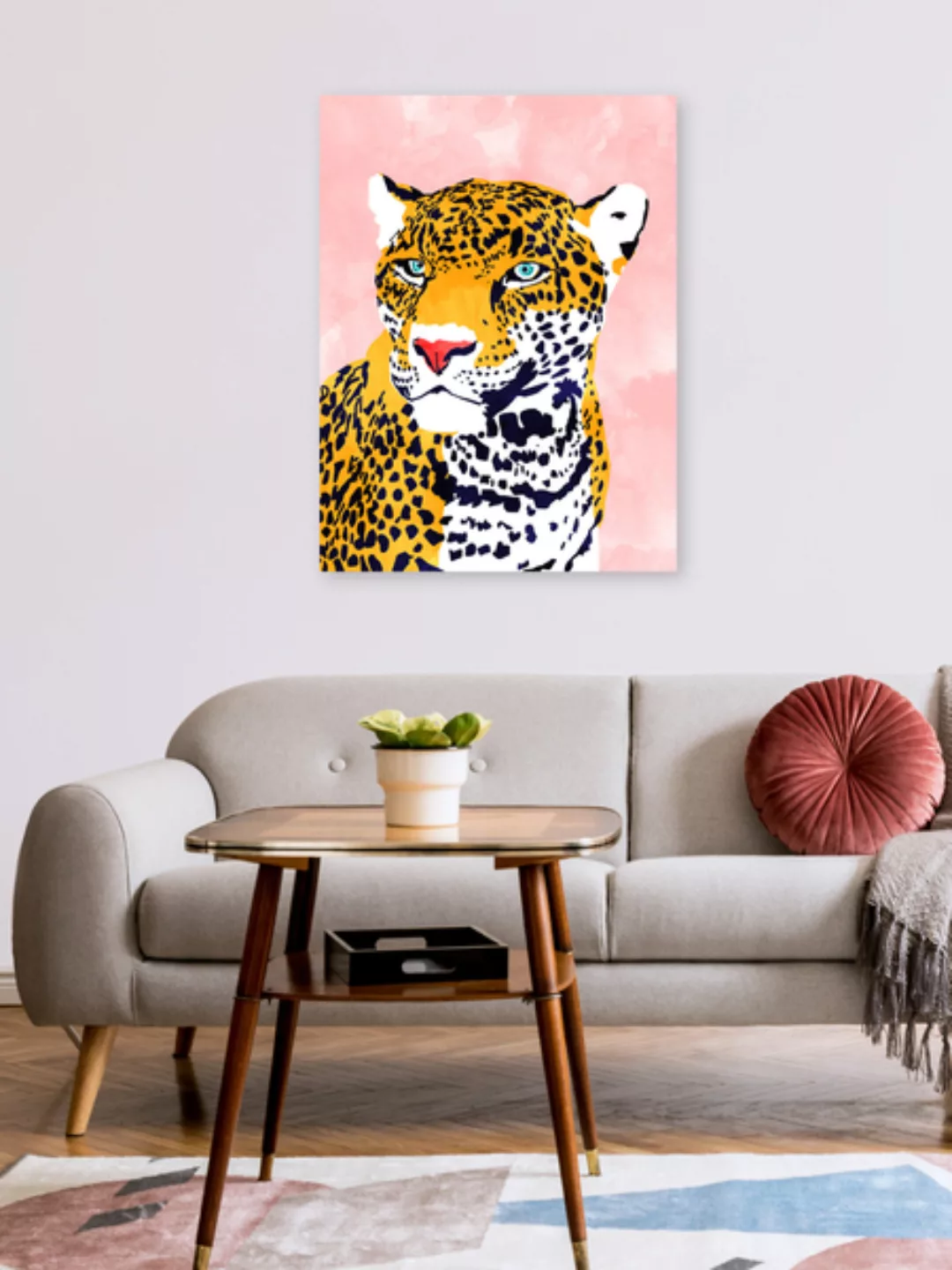 Poster / Leinwandbild - The Leopard Portrait günstig online kaufen