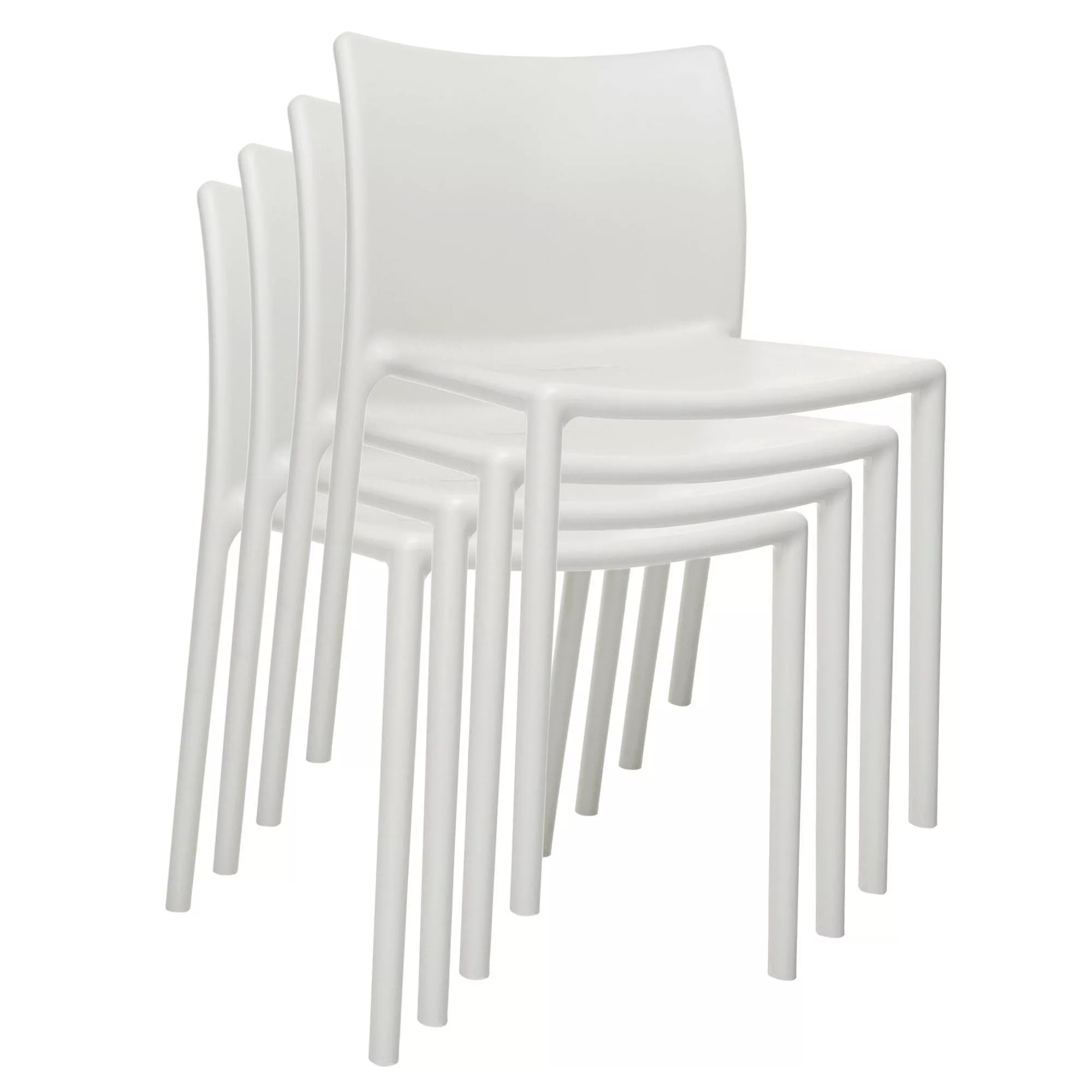 Magis - Air Chair Stuhl 4er Set - weiß/matt/für Innen- und Außenbereich gee günstig online kaufen