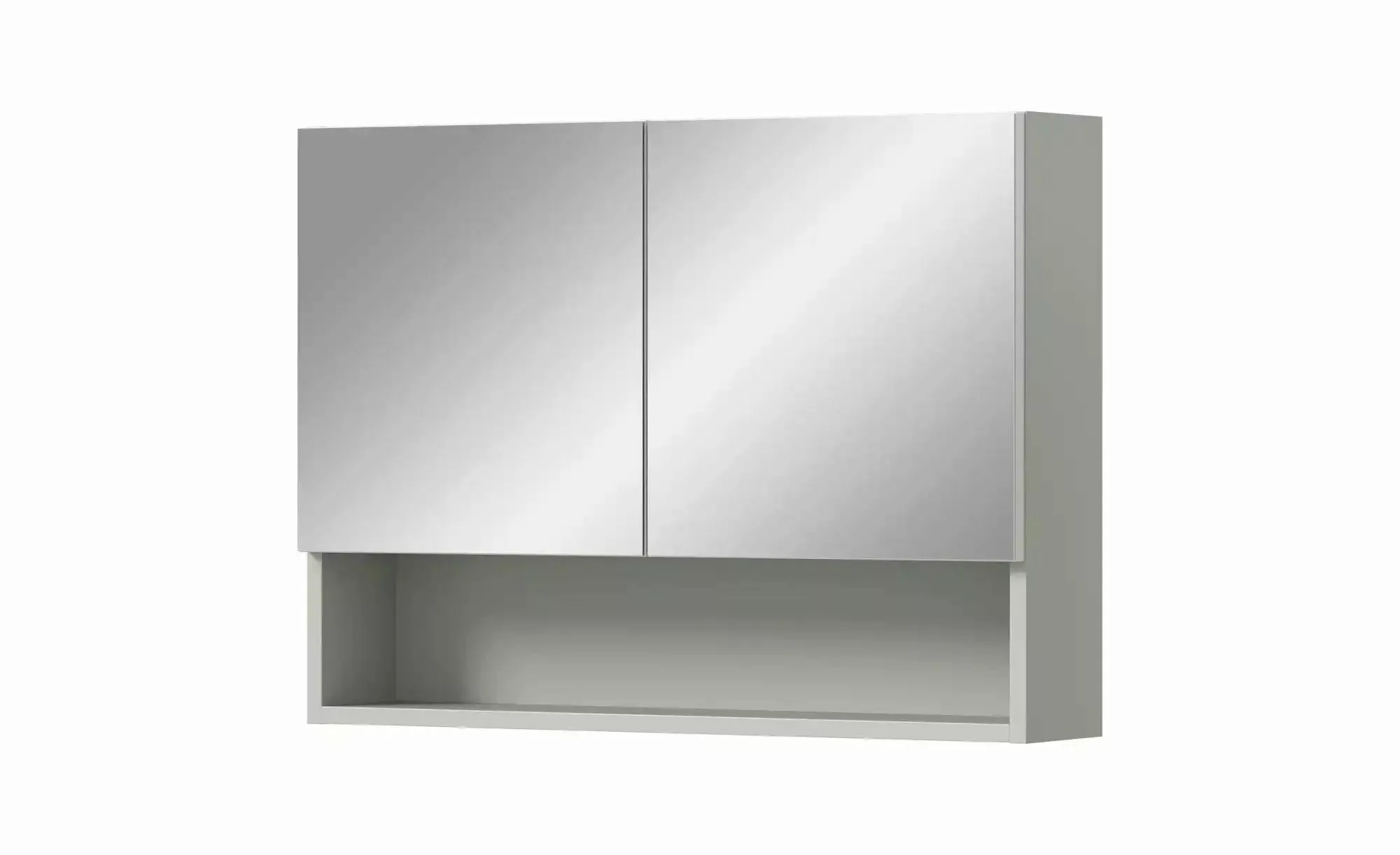 xonox.home Badezimmerspiegelschrank in Hellgrau - 74x55x17cm (BxHxT) günstig online kaufen