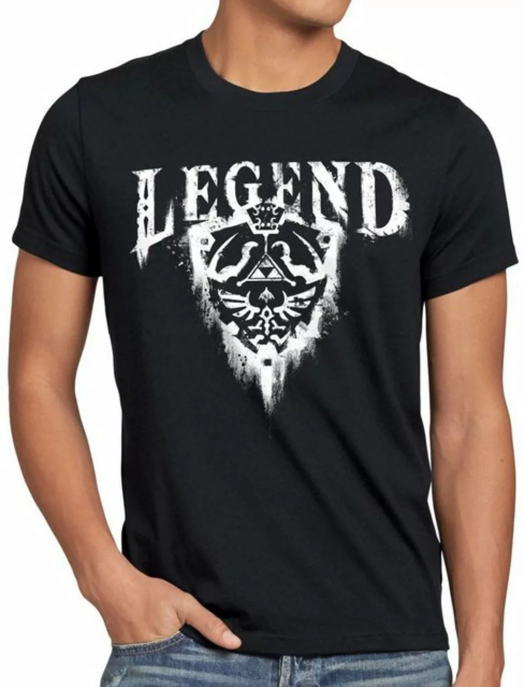 style3 Print-Shirt Herren T-Shirt Link Legend Hyrule Switch NES n64 günstig online kaufen