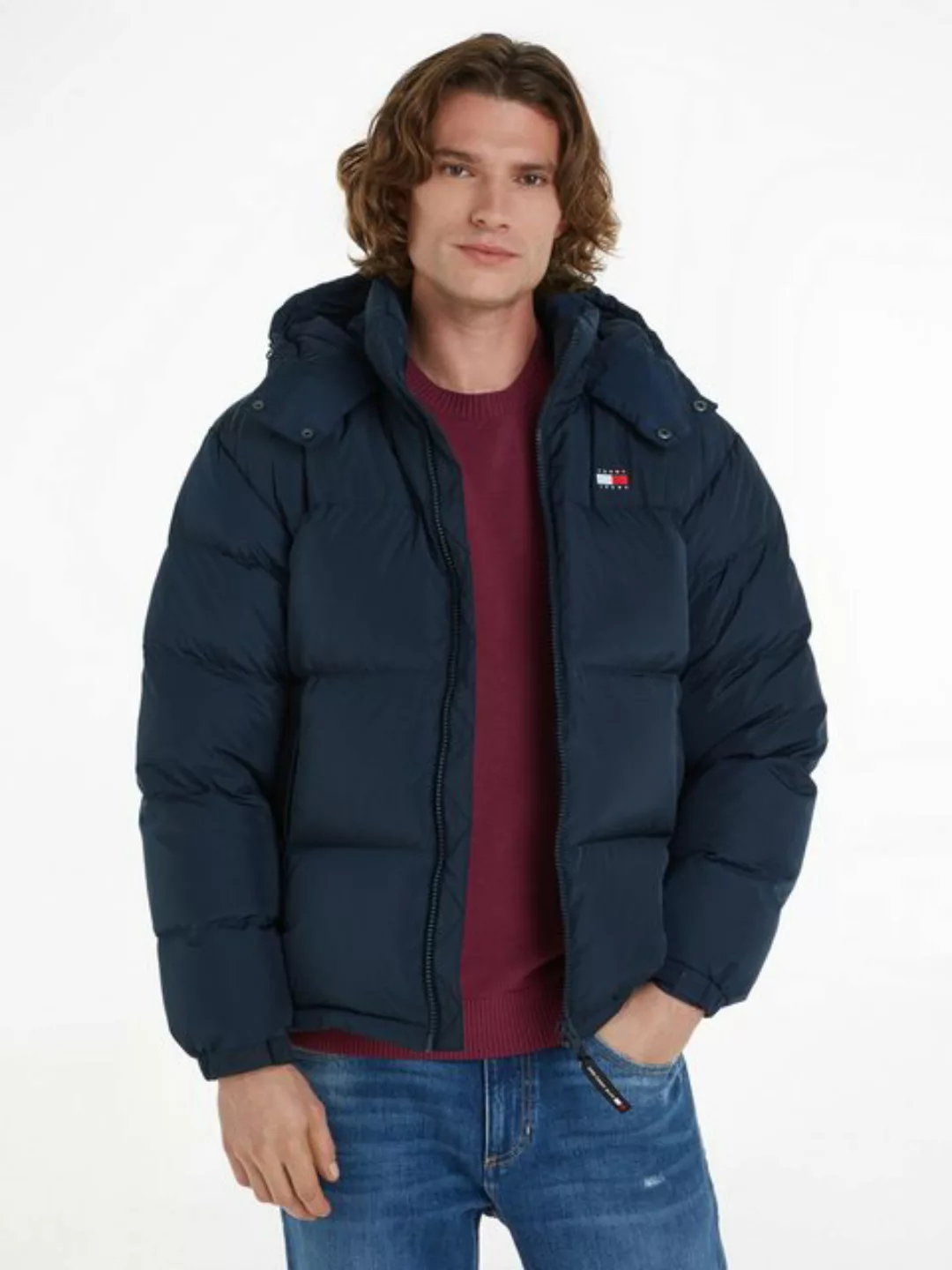 Tommy Jeans Steppjacke "TJM ALASKA PUFFER EXT", mit Kapuze günstig online kaufen